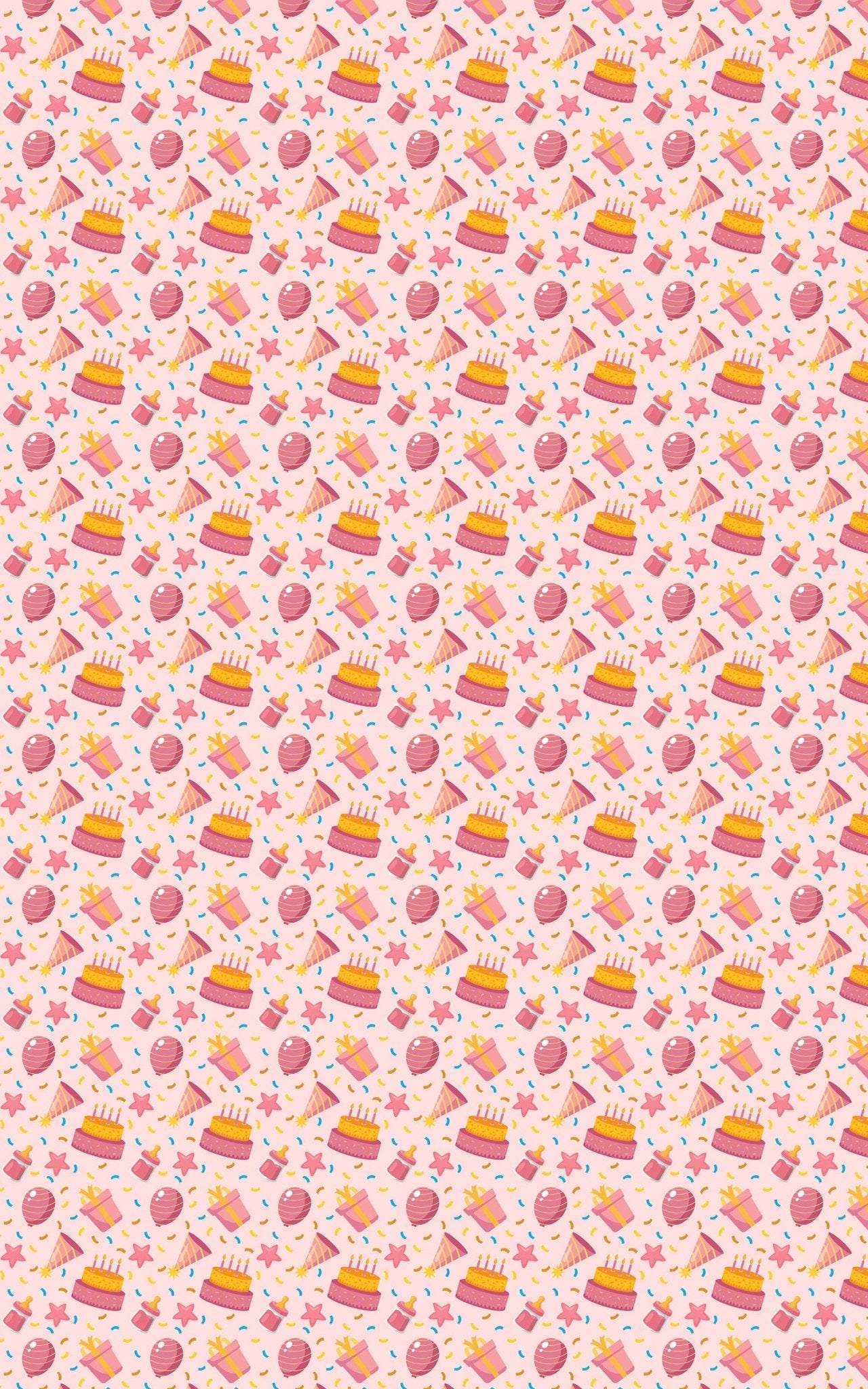 Pink Birthday Bloom - London Penny Gift Wrap