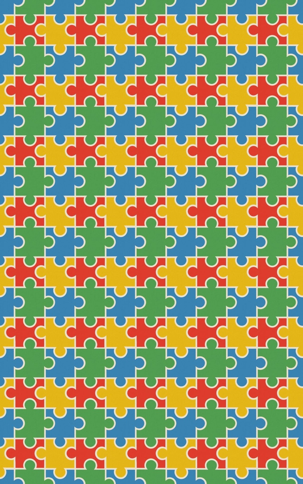 Playroom Puzzle Tiles - London Penny Gift Wrap