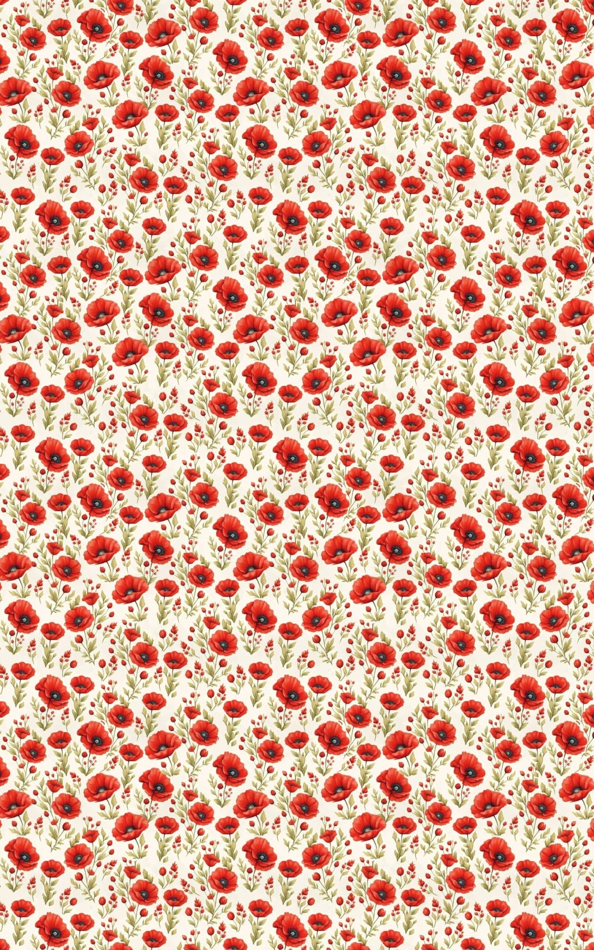 Scarlet Meadow - London Penny Gift Wrap