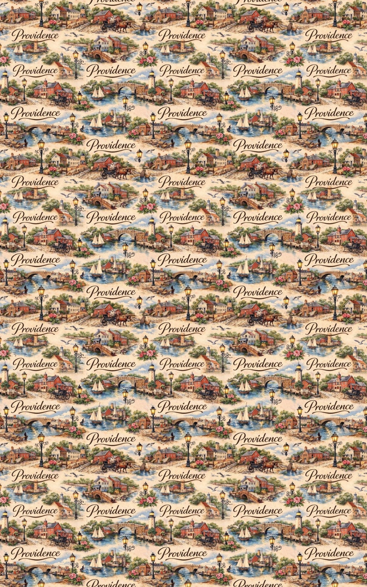 Providence Harbor Brick - London Penny Gift Wrap