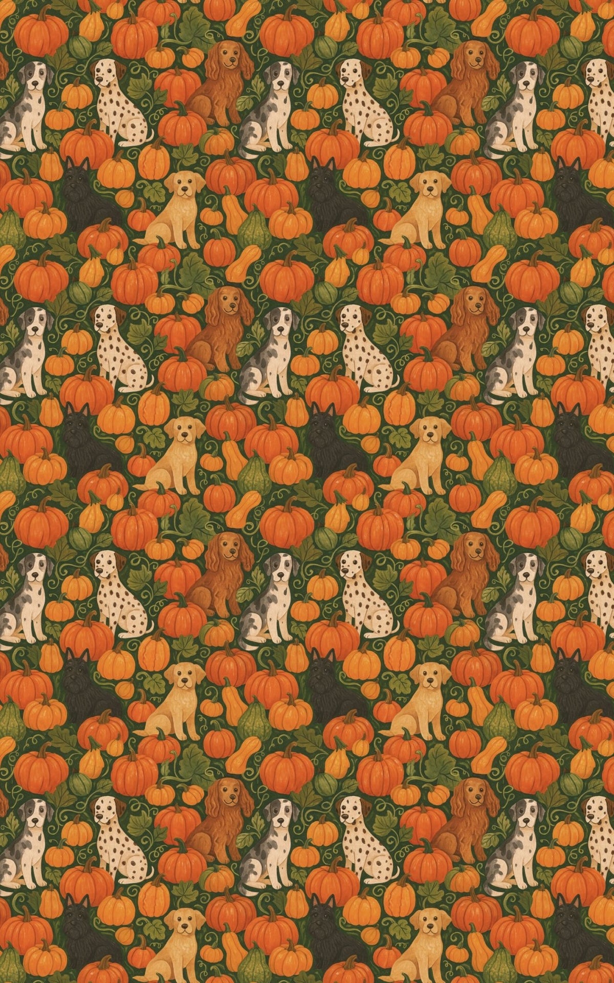 Pumpkin Pup Patch - London Penny Gift Wrap