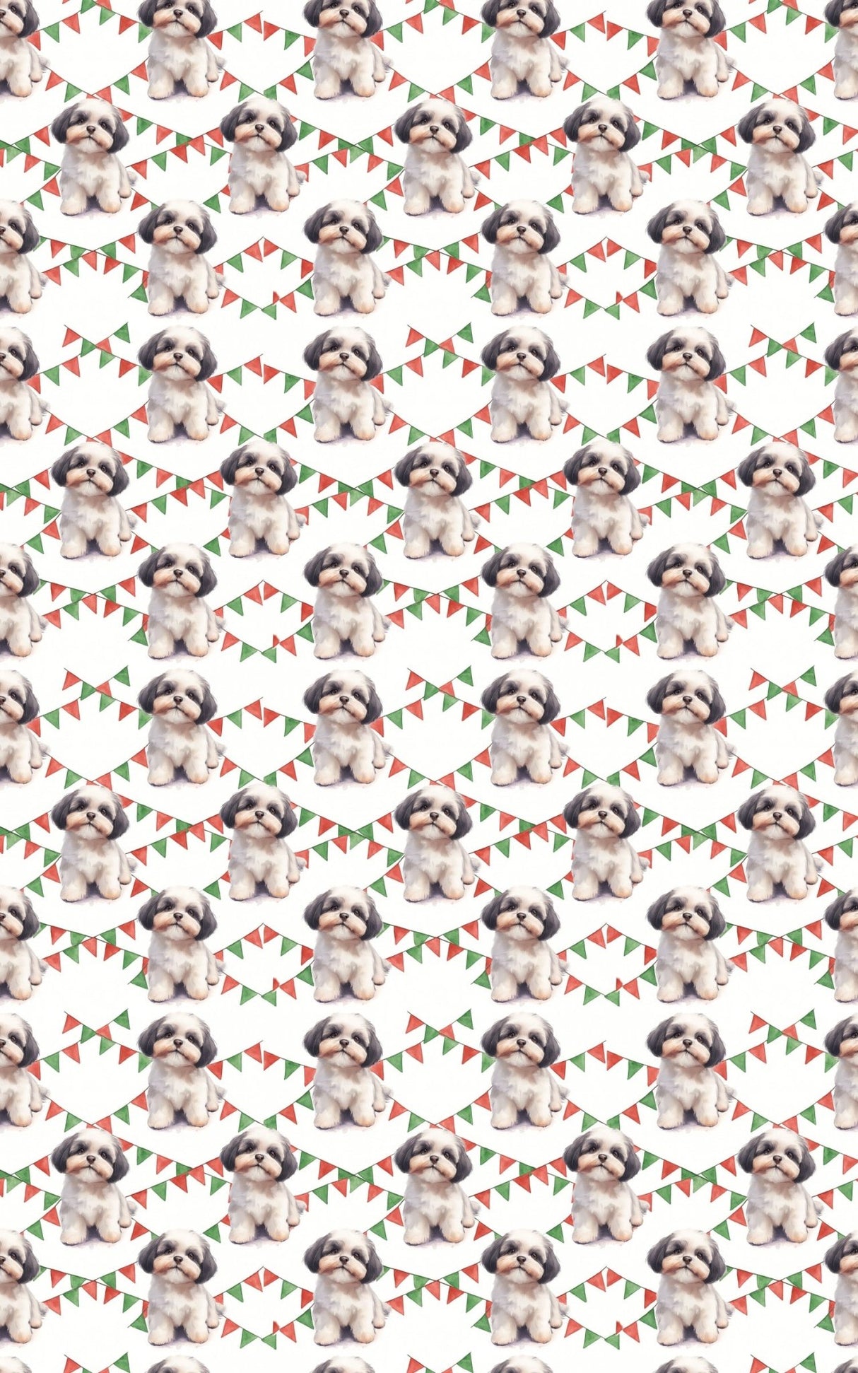 Puppies & Pennants - London Penny Gift Wrap