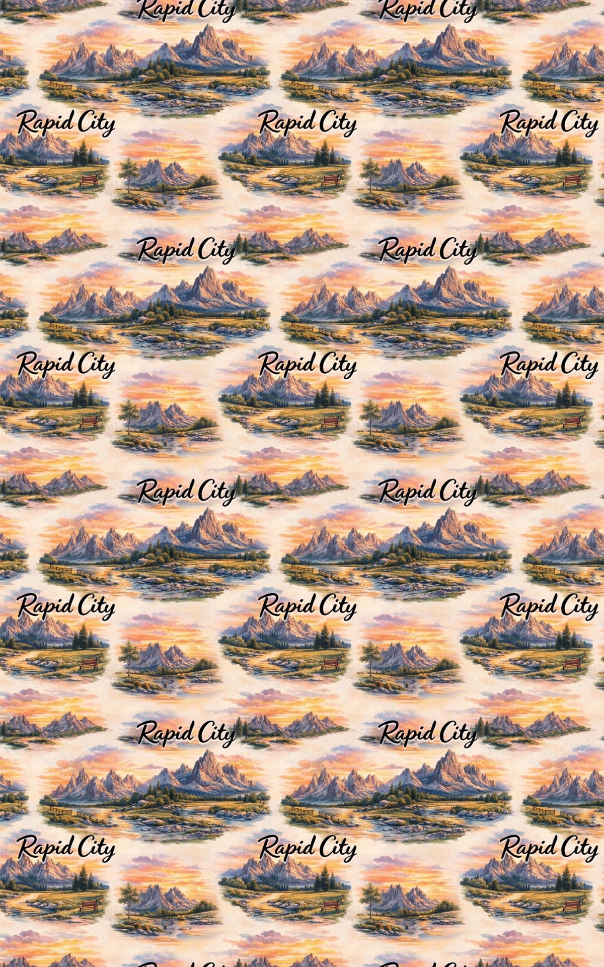 Rapid City Black Hills Light - London Penny Gift Wrap