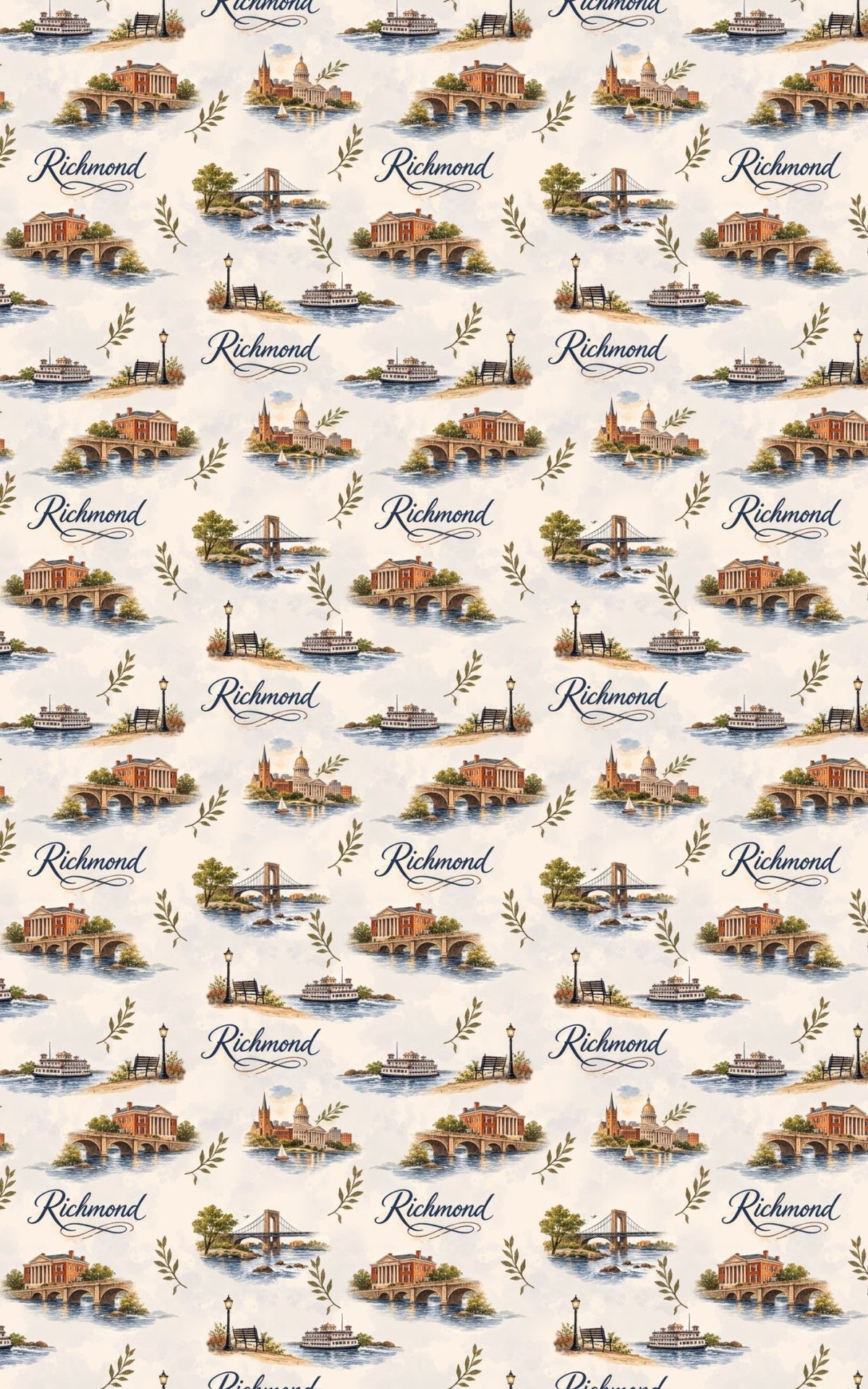 Richmond Monument Avenue Glow - London Penny Gift Wrap