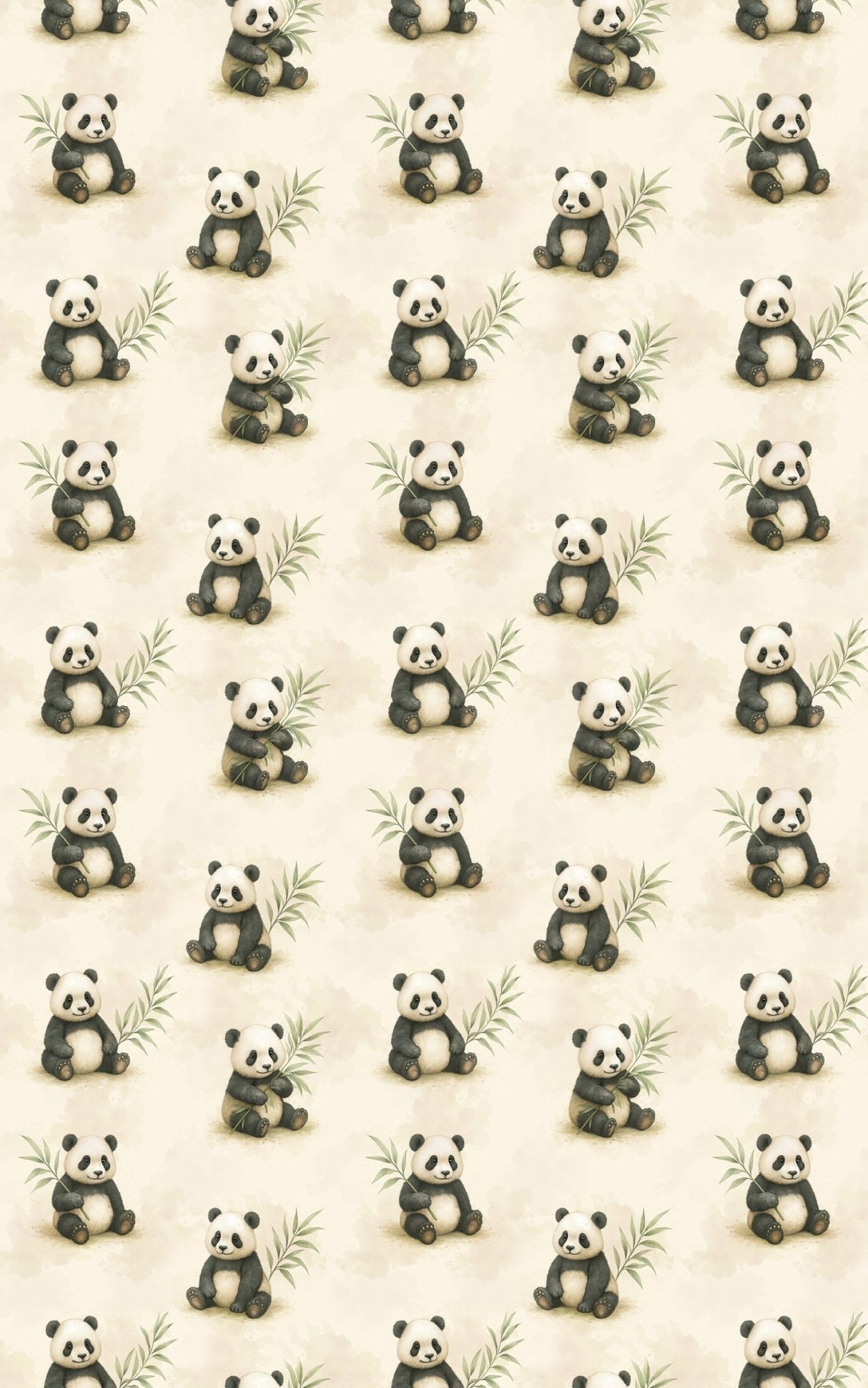 Safari Stroll: Panda - London Penny Gift Wrap