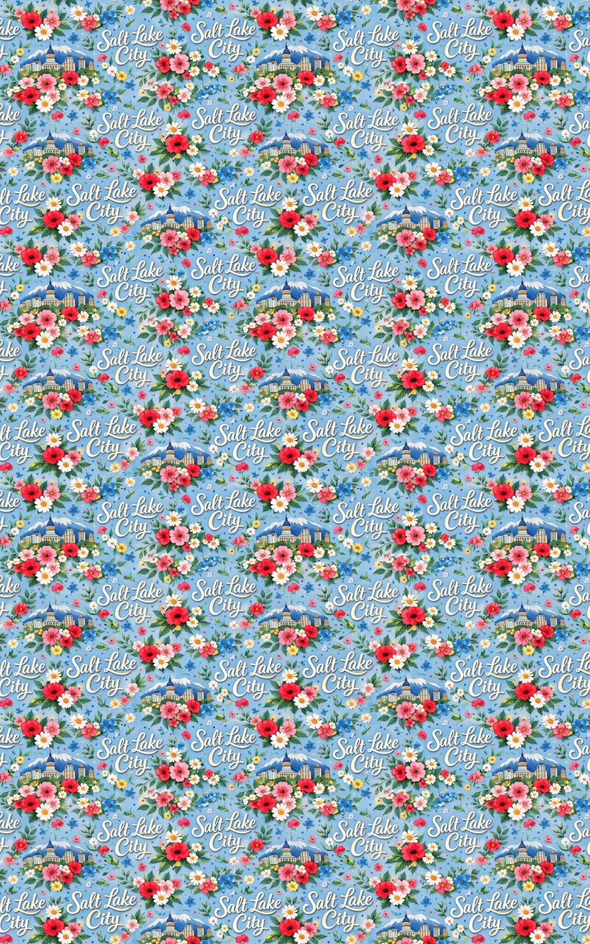 Salt Lake City - London Penny Gift Wrap