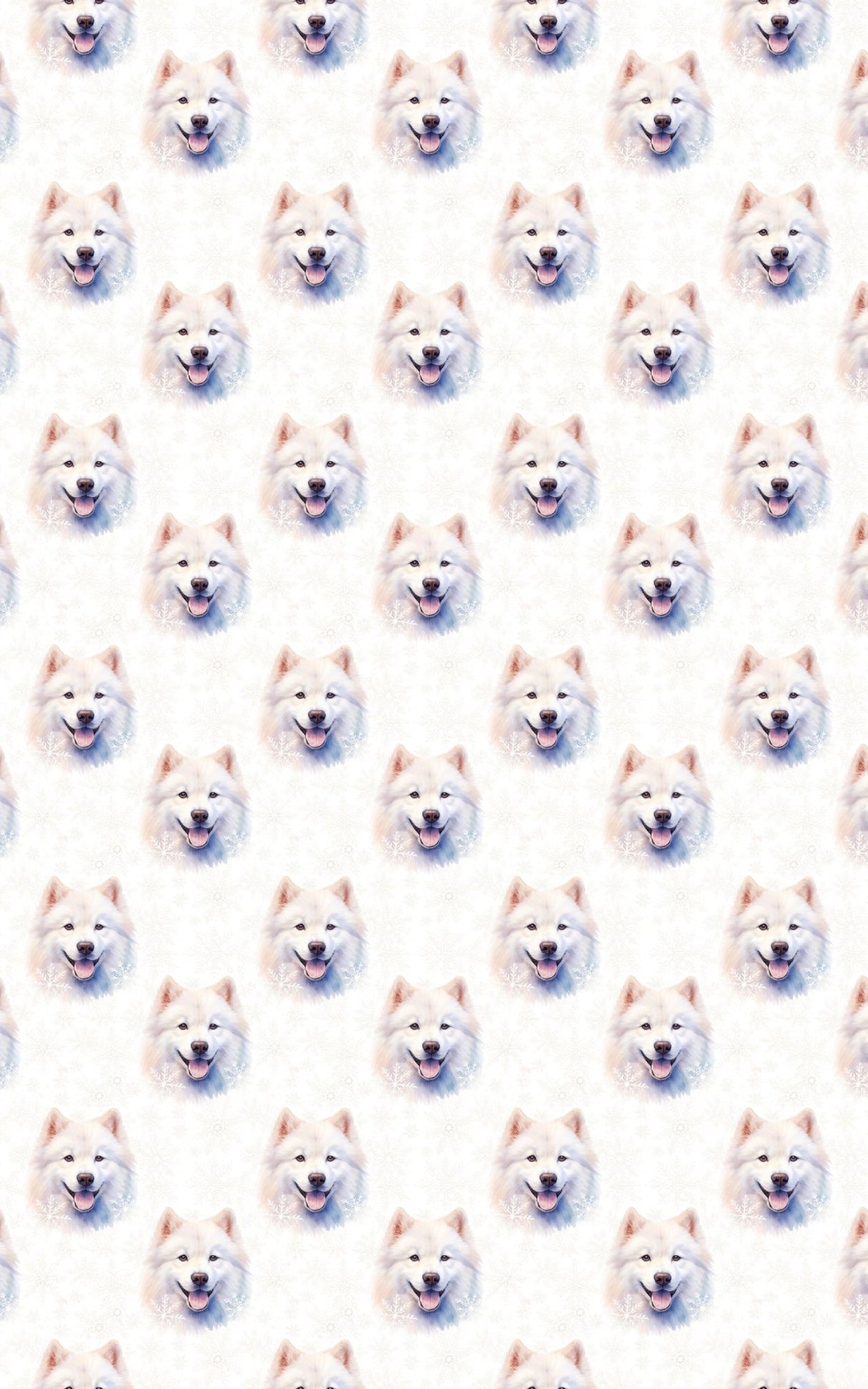 Samoyed Snowfall - London Penny Gift Wrap