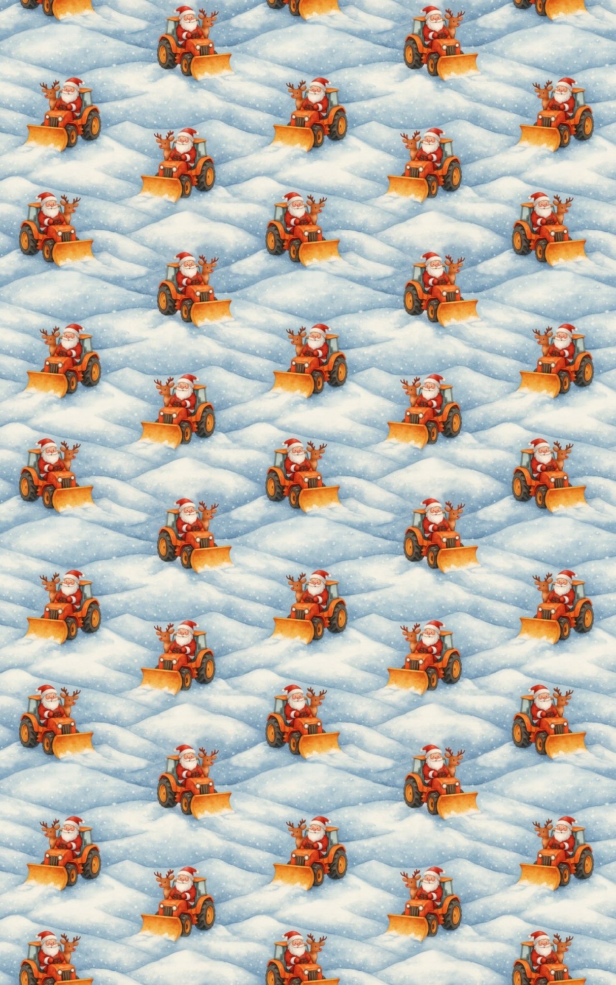 Santa’s Snow Patrol - London Penny Gift Wrap