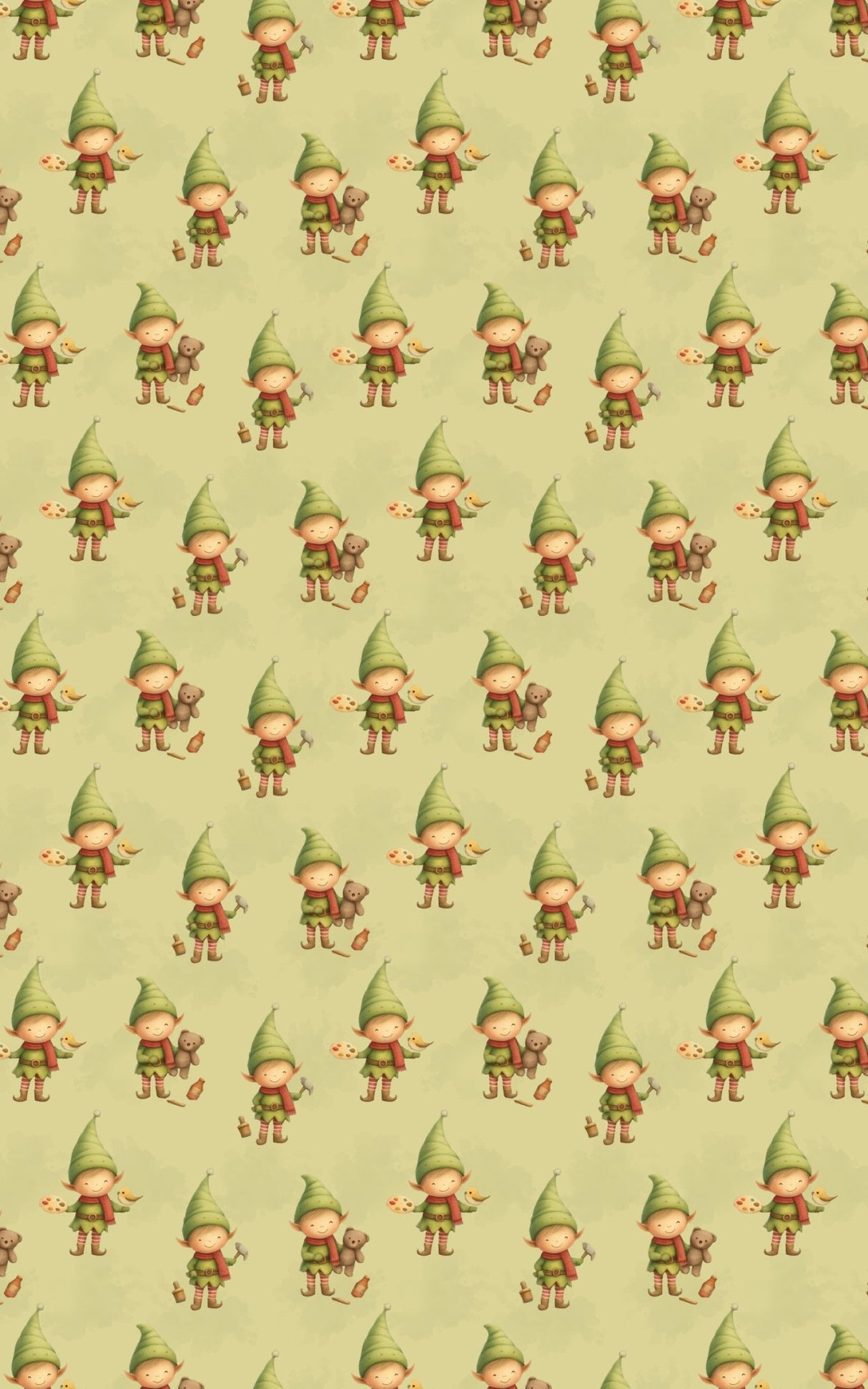 Santa's Workshop - London Penny Gift Wrap