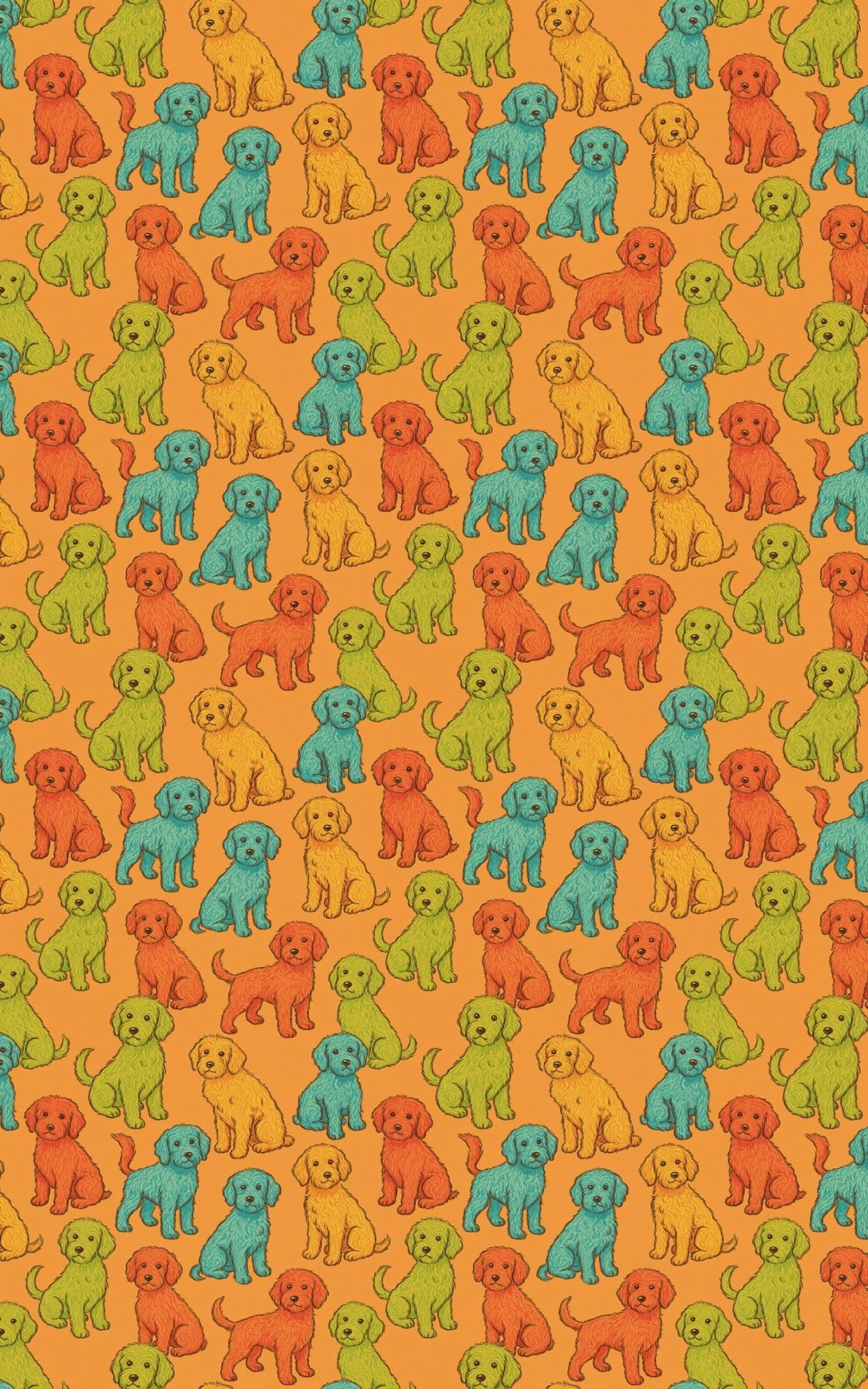 Schnoodle Scribbles - London Penny Gift Wrap