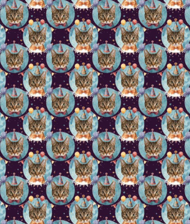 Personalized Birthday Hats Celebration Wrapping Paper | Custom Gift Wrap - London Penny Gift Wrap