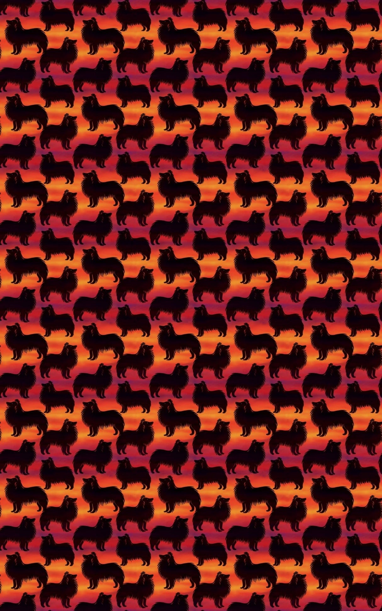 Shepherd Silhouette Sunset - London Penny Gift Wrap