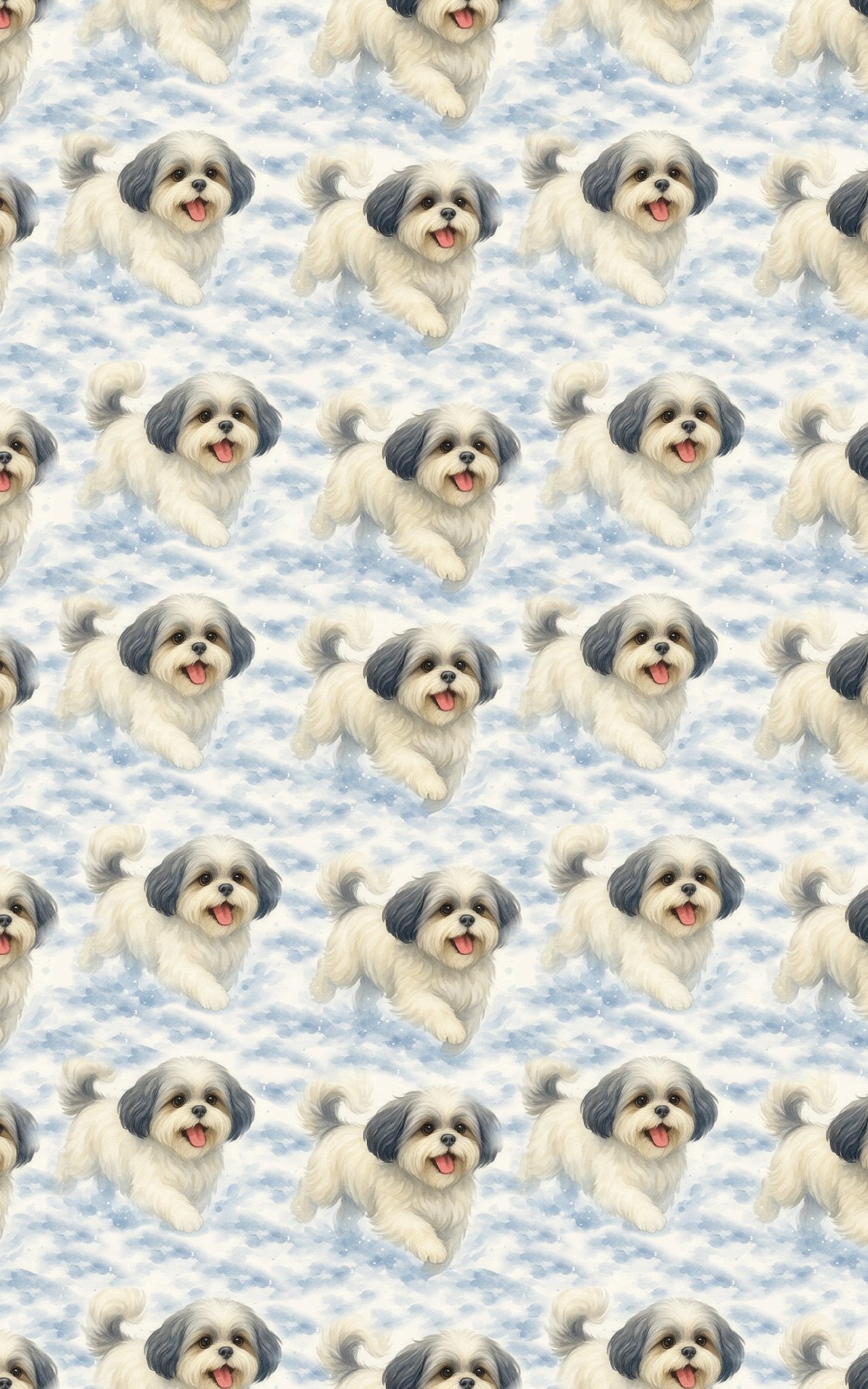 Winter Whiskers, Cozy Kisses - London Penny Gift Wrap