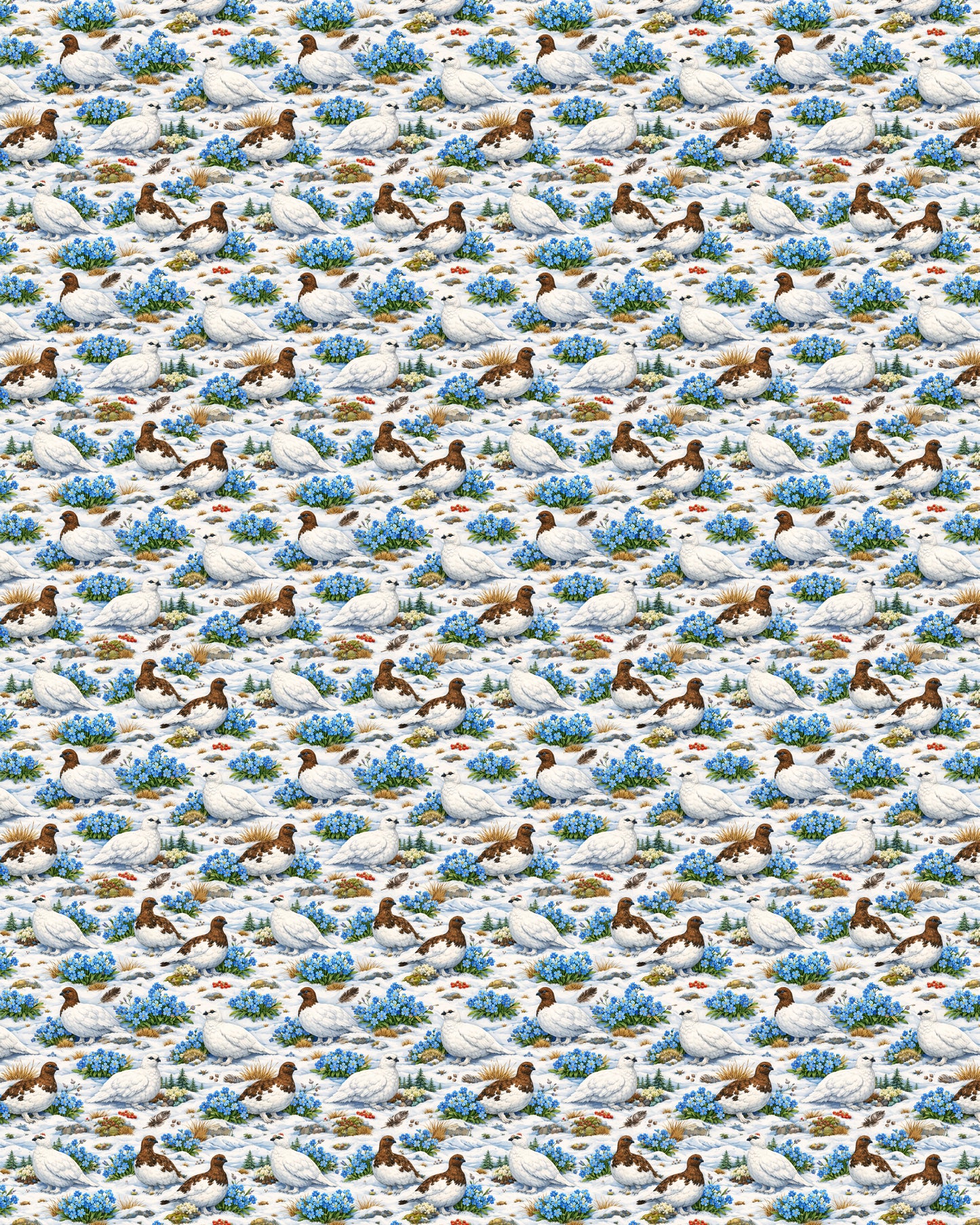 Alaska Flora & Fauna Sherpa Blanket