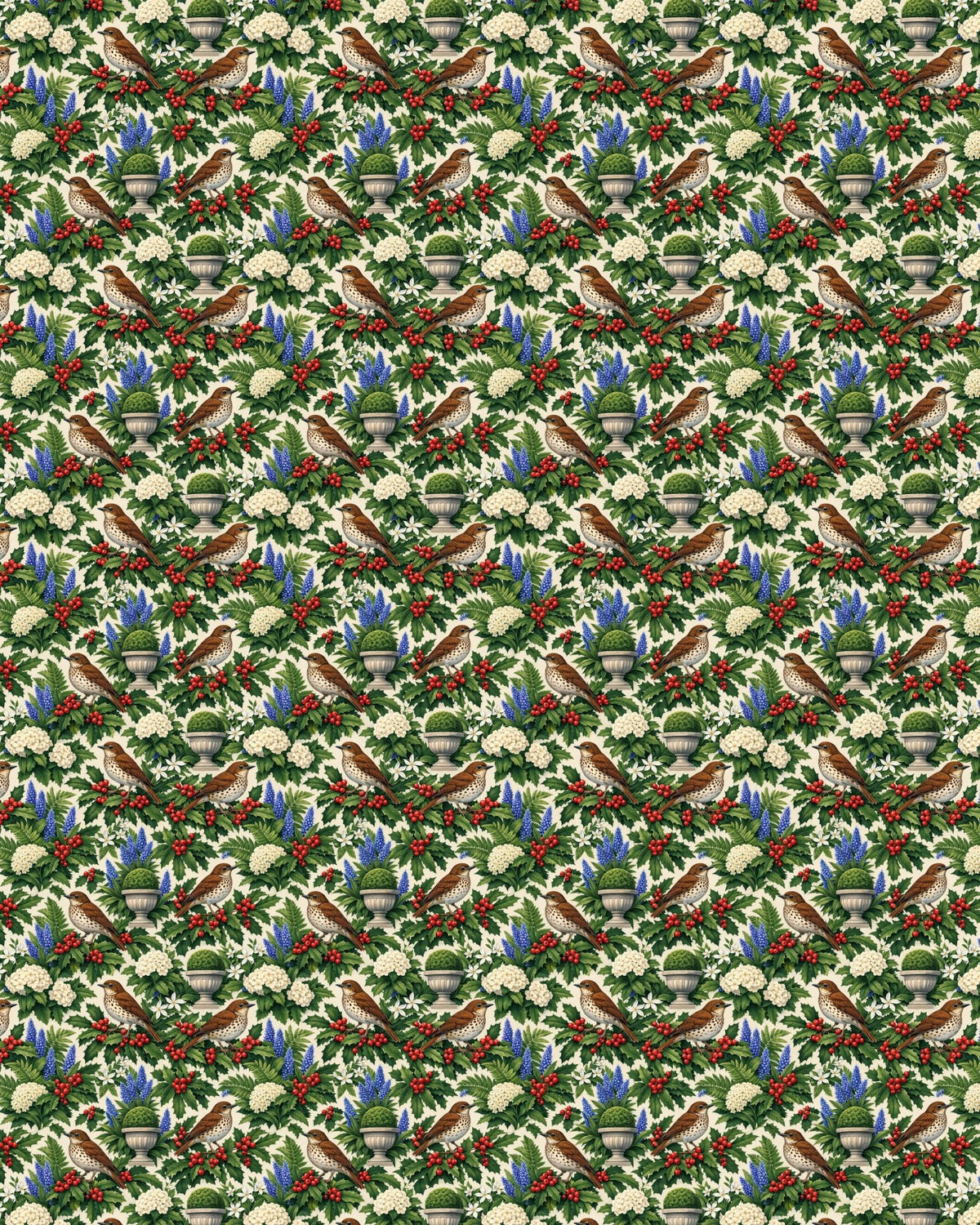 District of Columbia Flora & Fauna Sherpa Blanket - London Penny Gift Wrap