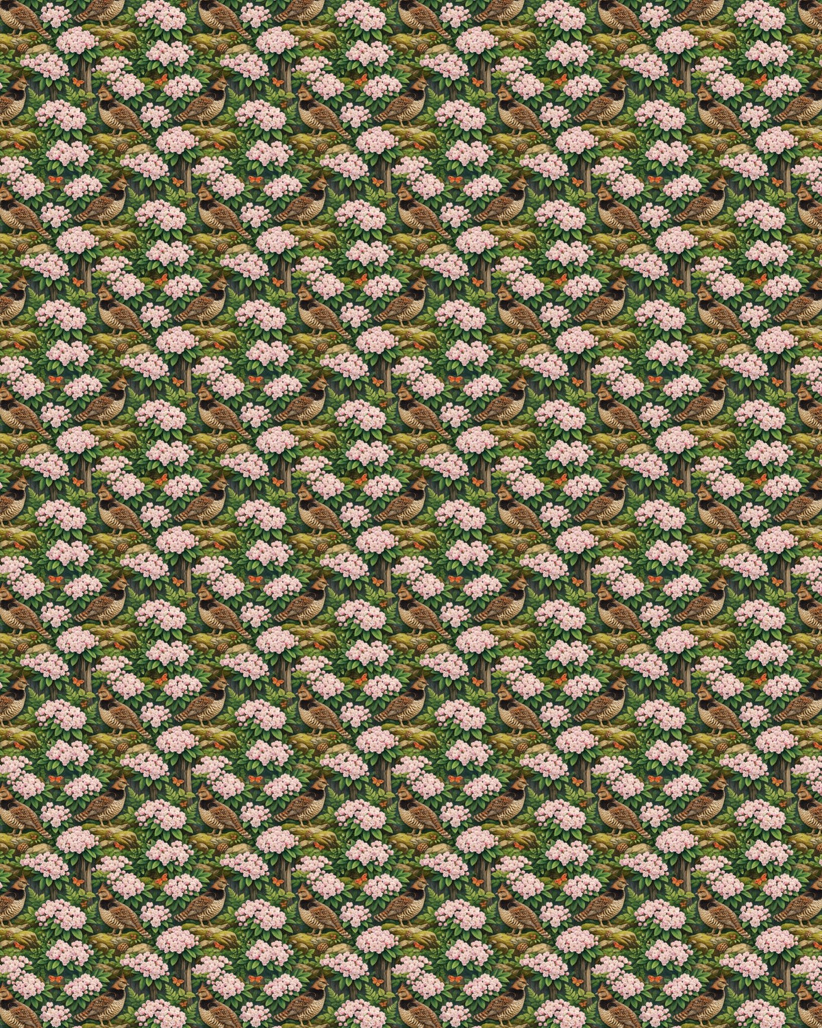 Pennsylvania Flora & Fauna Sherpa Blanket - London Penny Gift Wrap