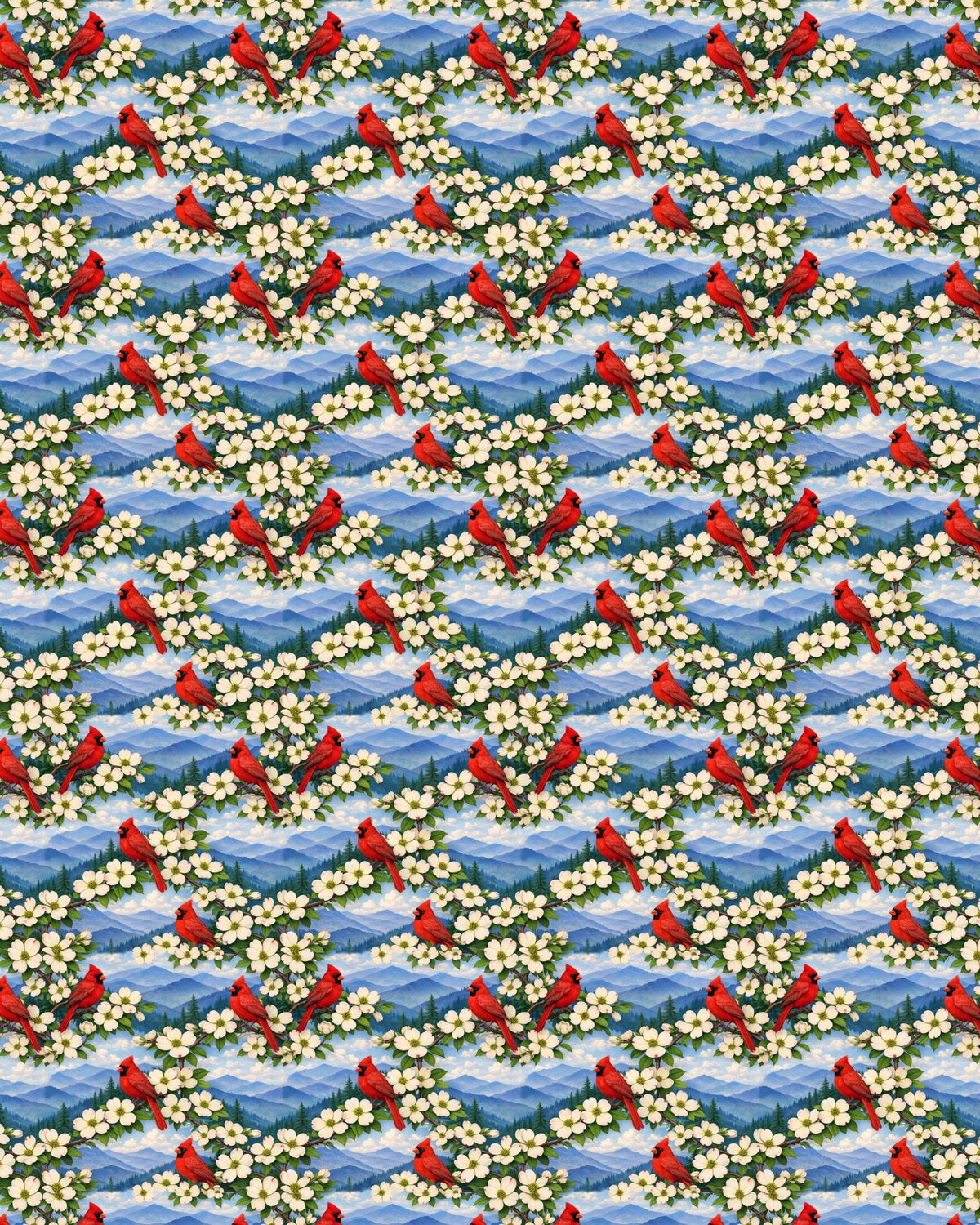 North Carolina Flora & Fauna Sherpa Blanket - London Penny Gift Wrap