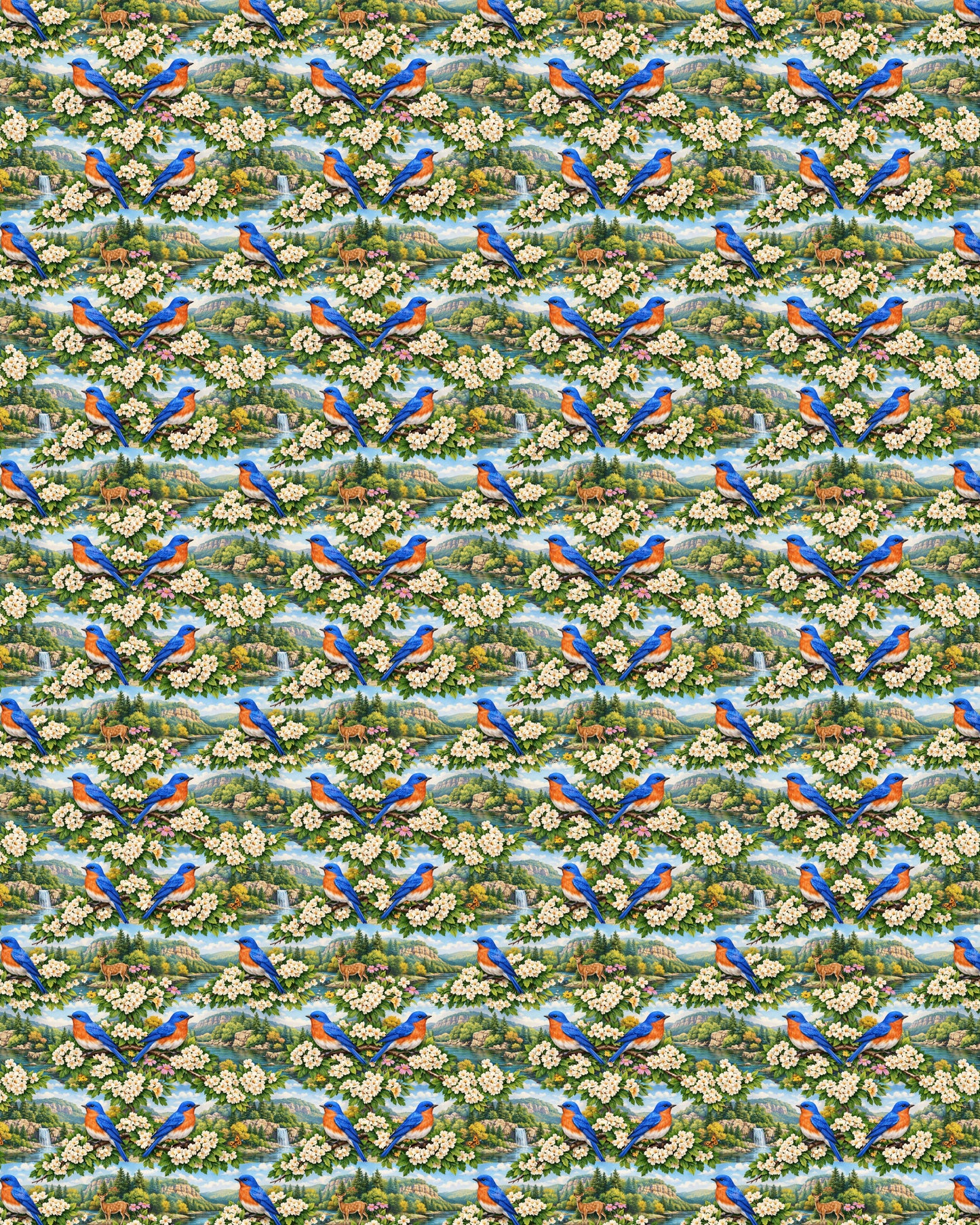 Missouri Flora & Fauna Sherpa Blanket