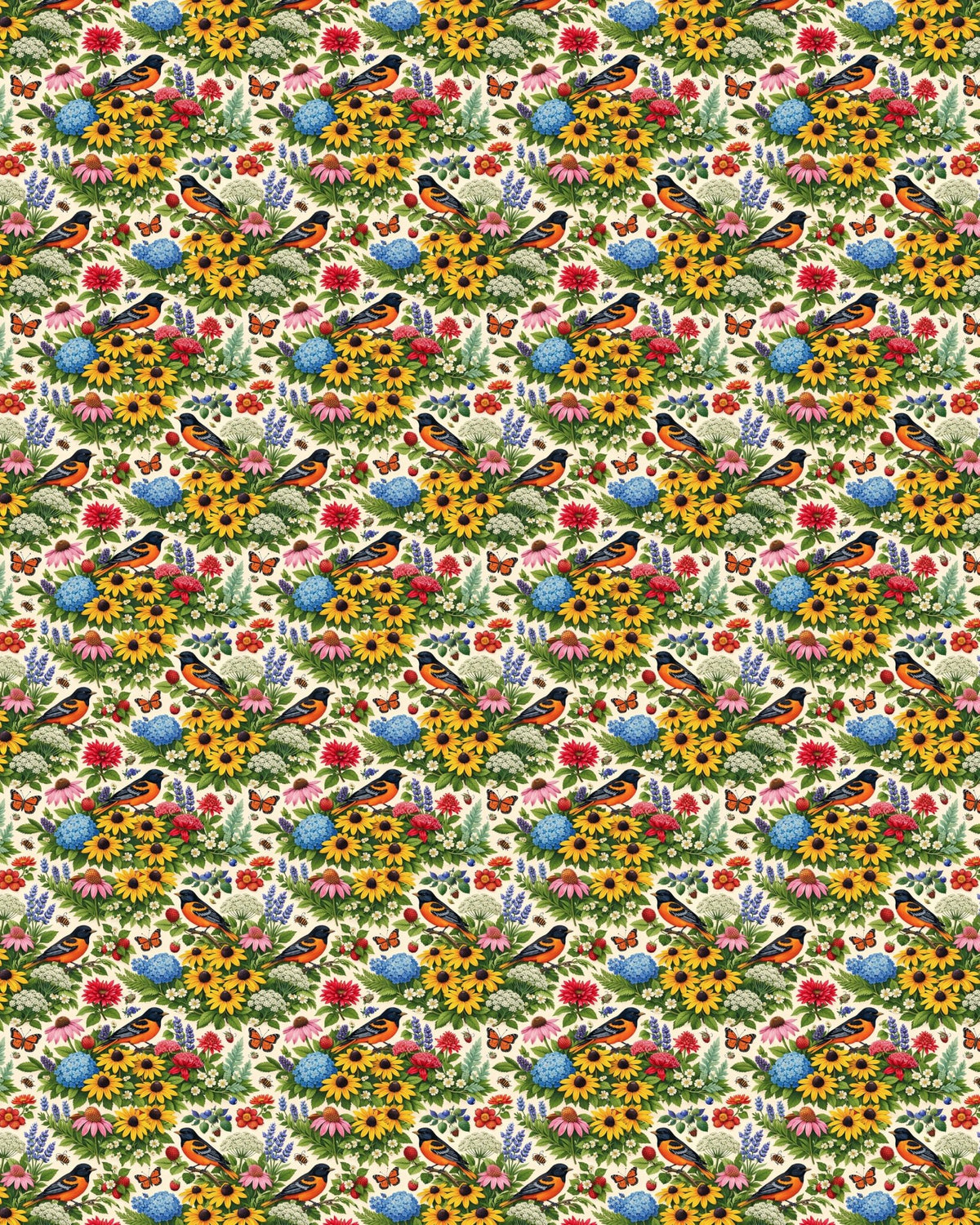 Maryland Flora & Fauna Sherpa Blanket - London Penny Gift Wrap