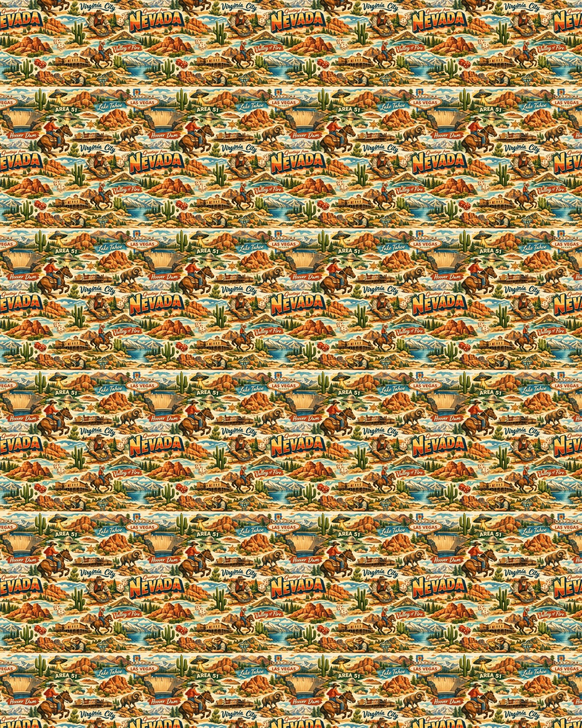 Nevada Postcard Memories Sherpa Blanket - London Penny Gift Wrap