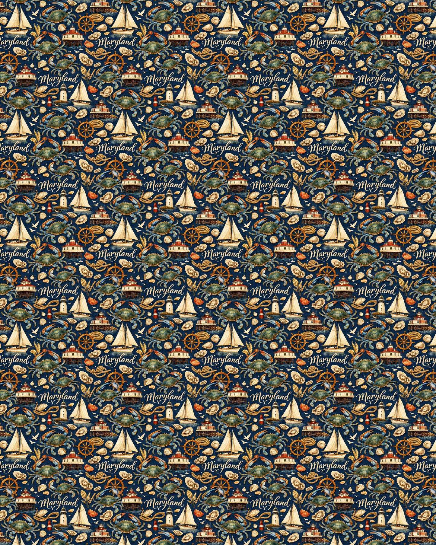 Maryland Chesapeake Classic Sherpa Blanket