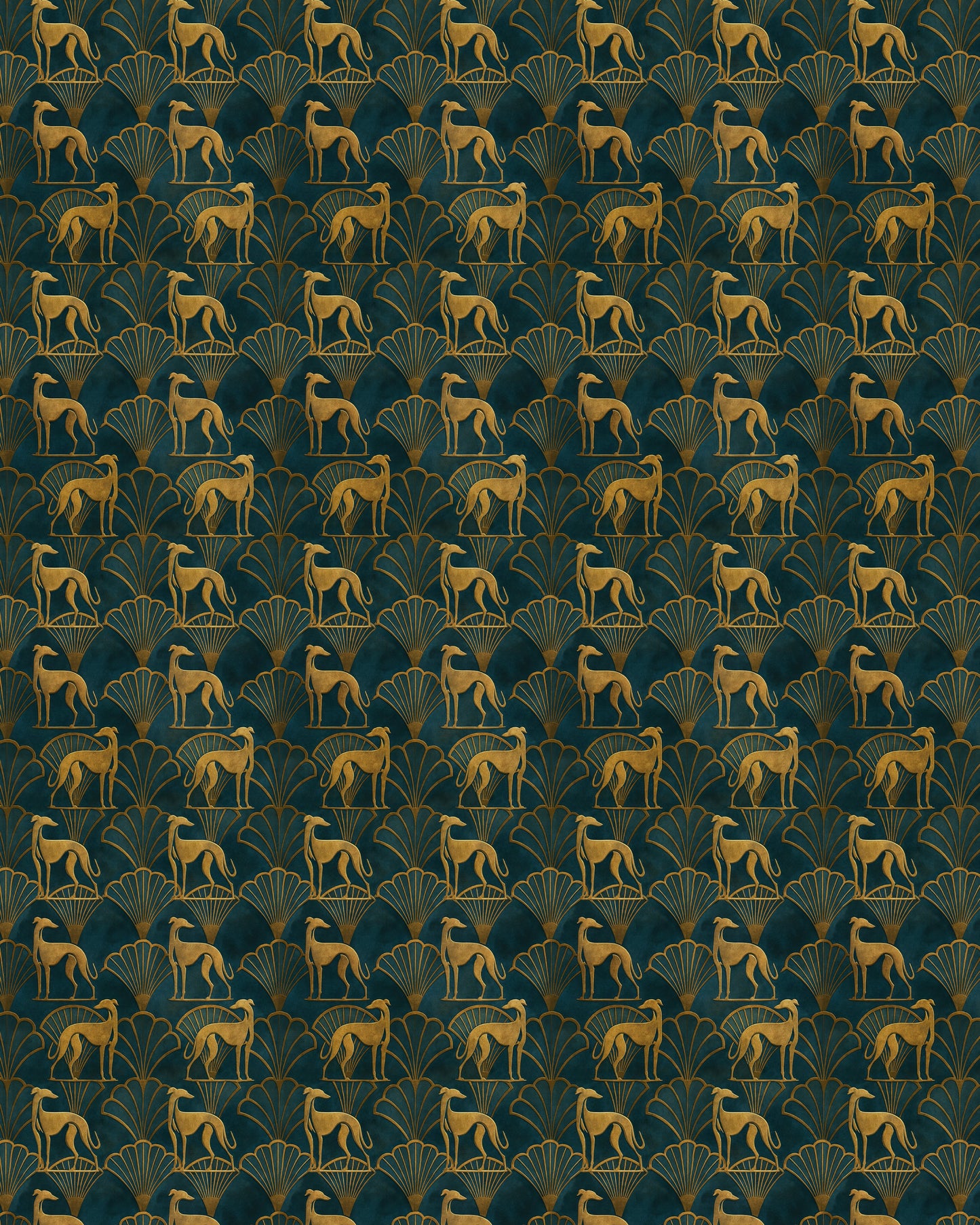 Greyhound Gatsby Sherpa Blanket