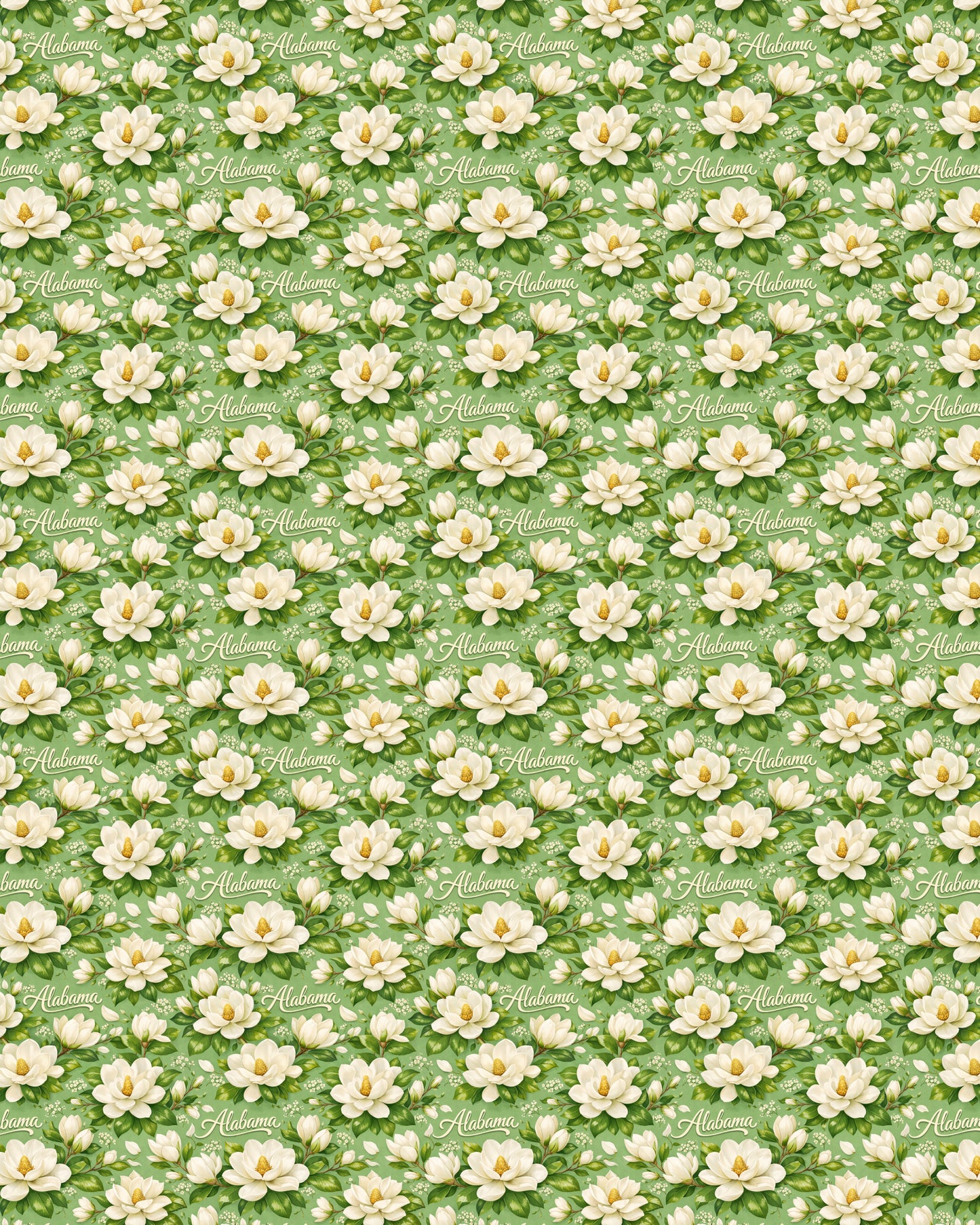 Alabama Southern Magnolia Sherpa Blanket