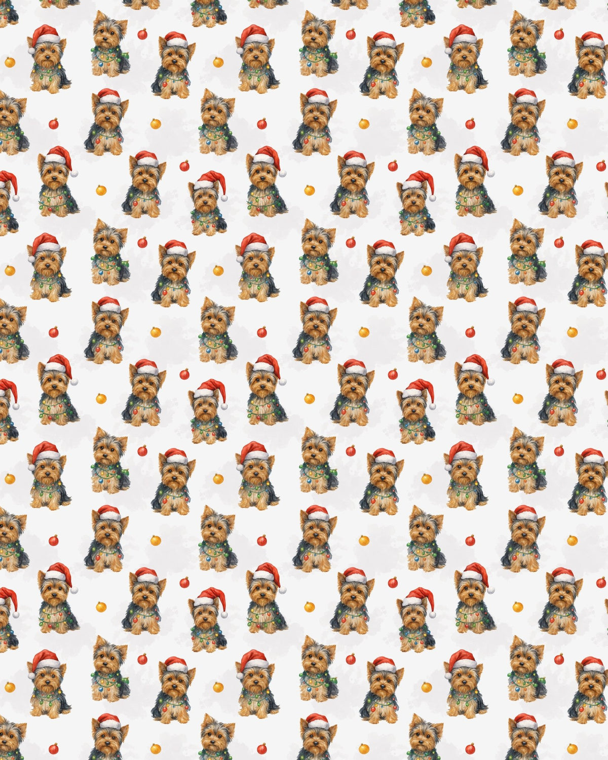 Santa's Little Yorkie Sherpa Blanket - London Penny Gift Wrap