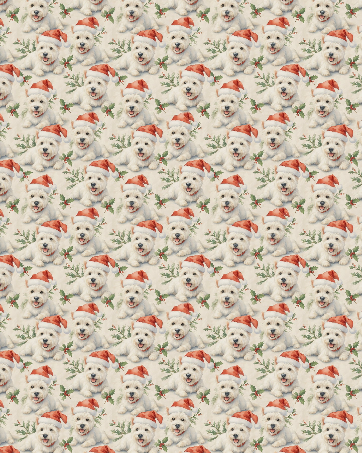 Santa Hat & Holly Hugs Sherpa Blanket