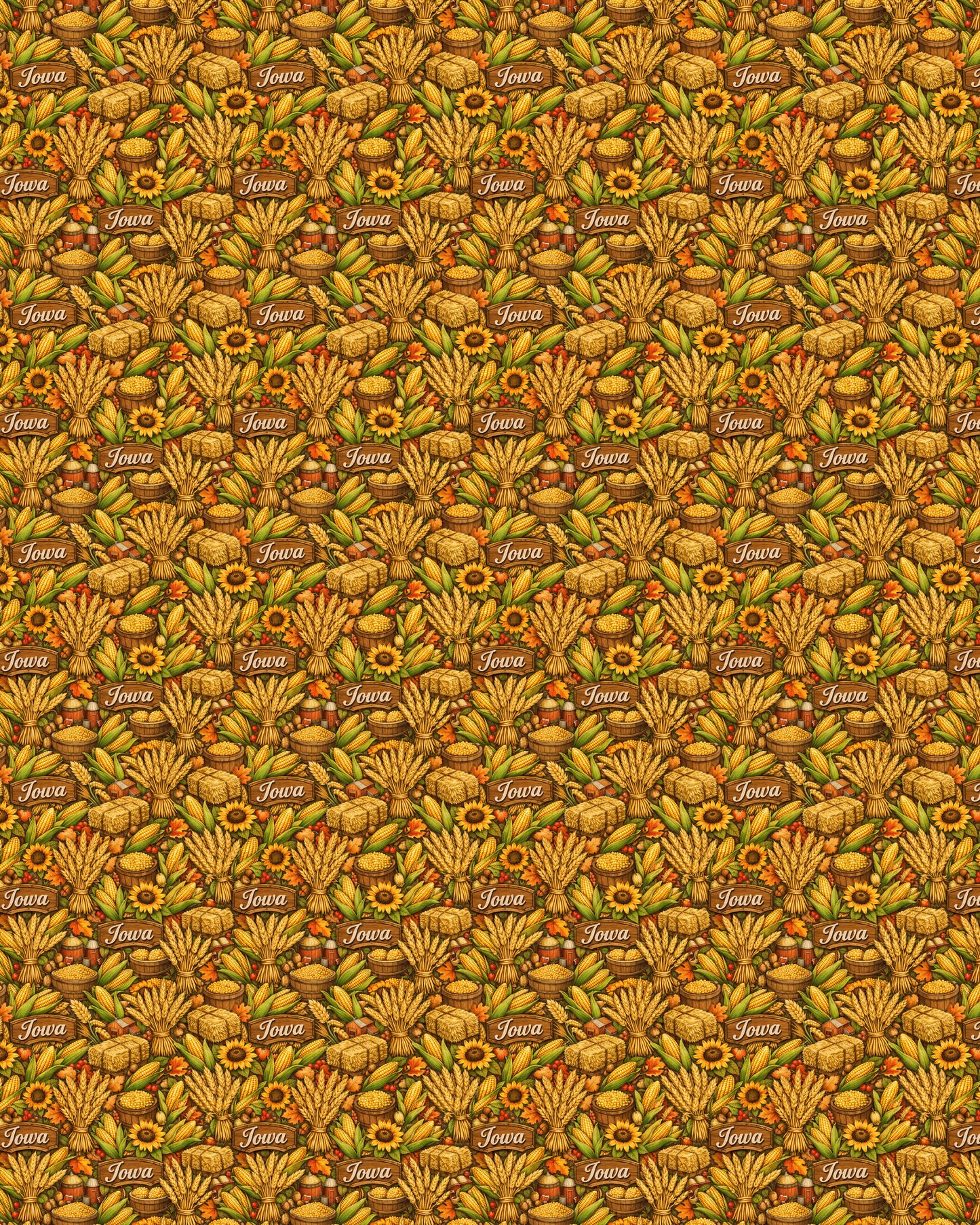 Iowa Harvest Grain Sherpa Blanket
