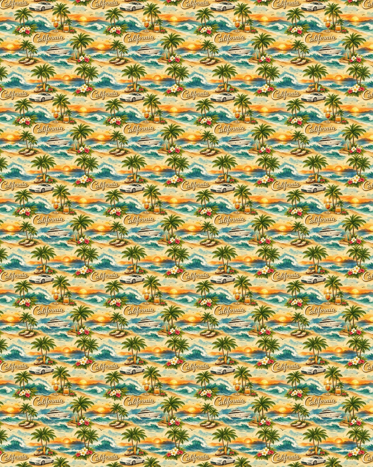 California Golden Coast Sherpa Blanket - London Penny Gift Wrap