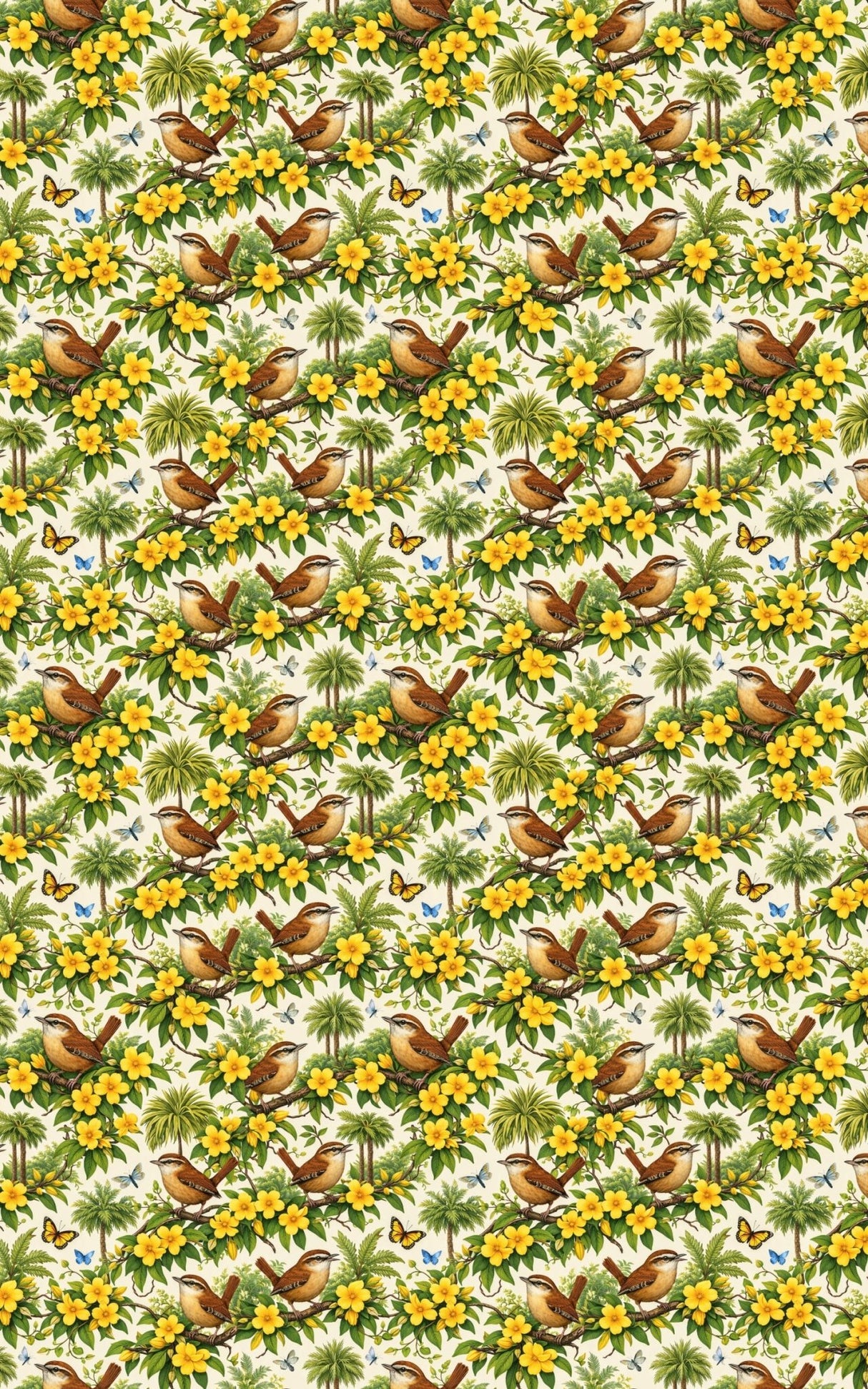 South Carolina Flora & Fauna - London Penny Gift Wrap