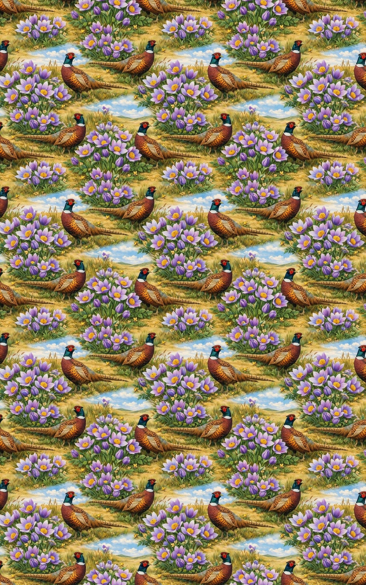 South Dakota Flora & Fauna - London Penny Gift Wrap