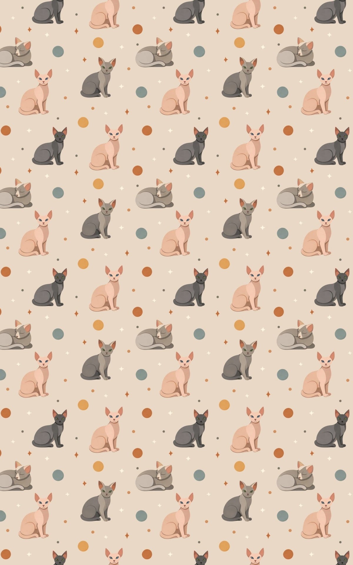 Sphynx Geometry - London Penny Gift Wrap