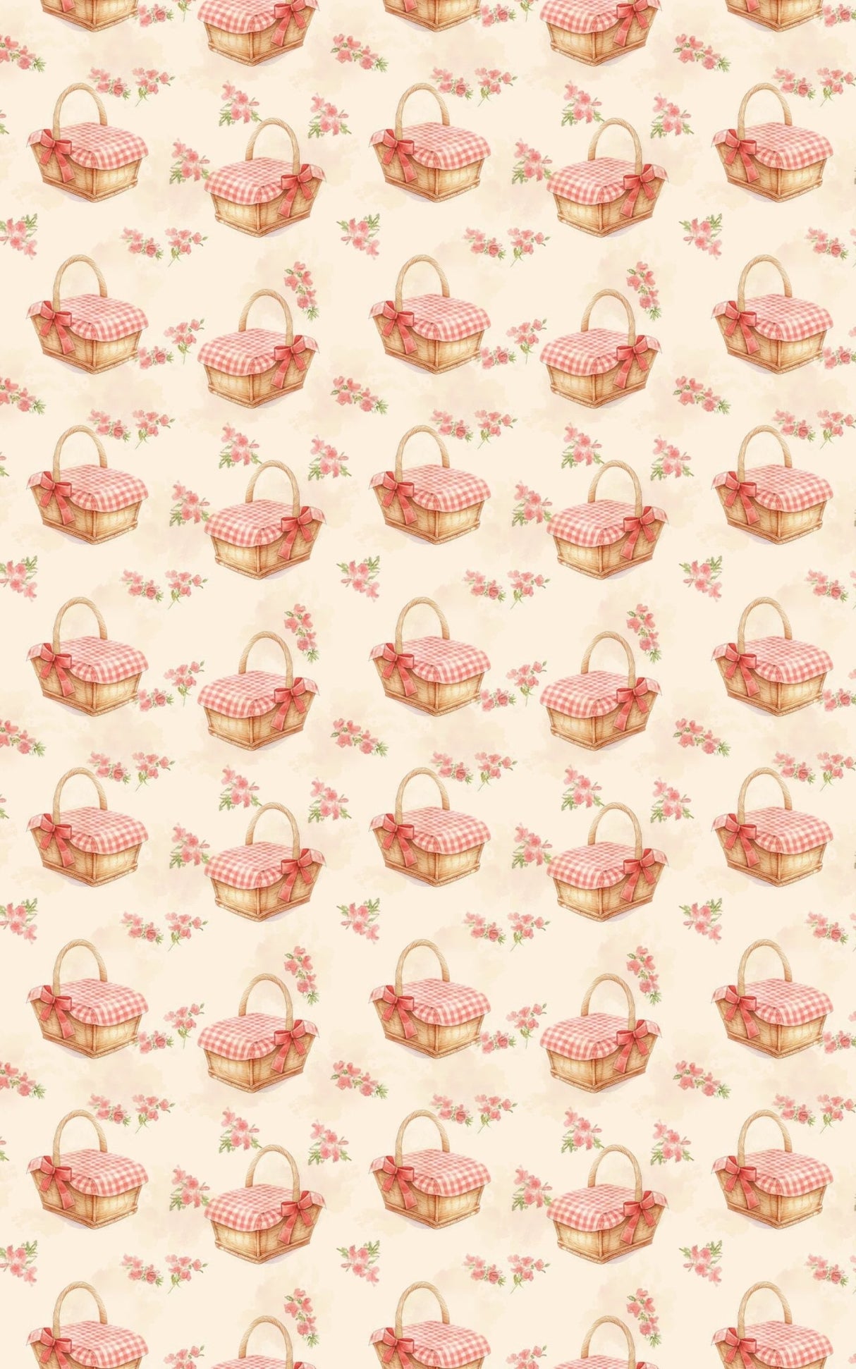 Spring Picnic Basket - London Penny Gift Wrap