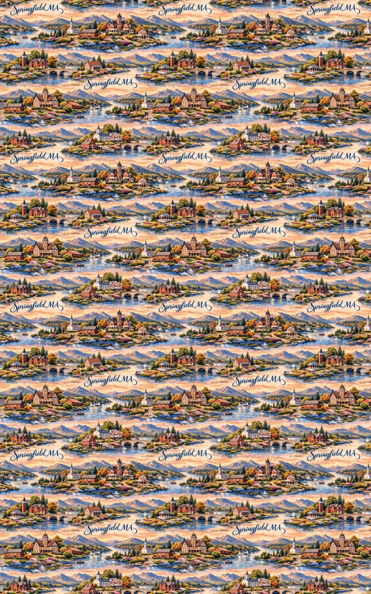 Springfield MA Pioneer Glow - London Penny Gift Wrap