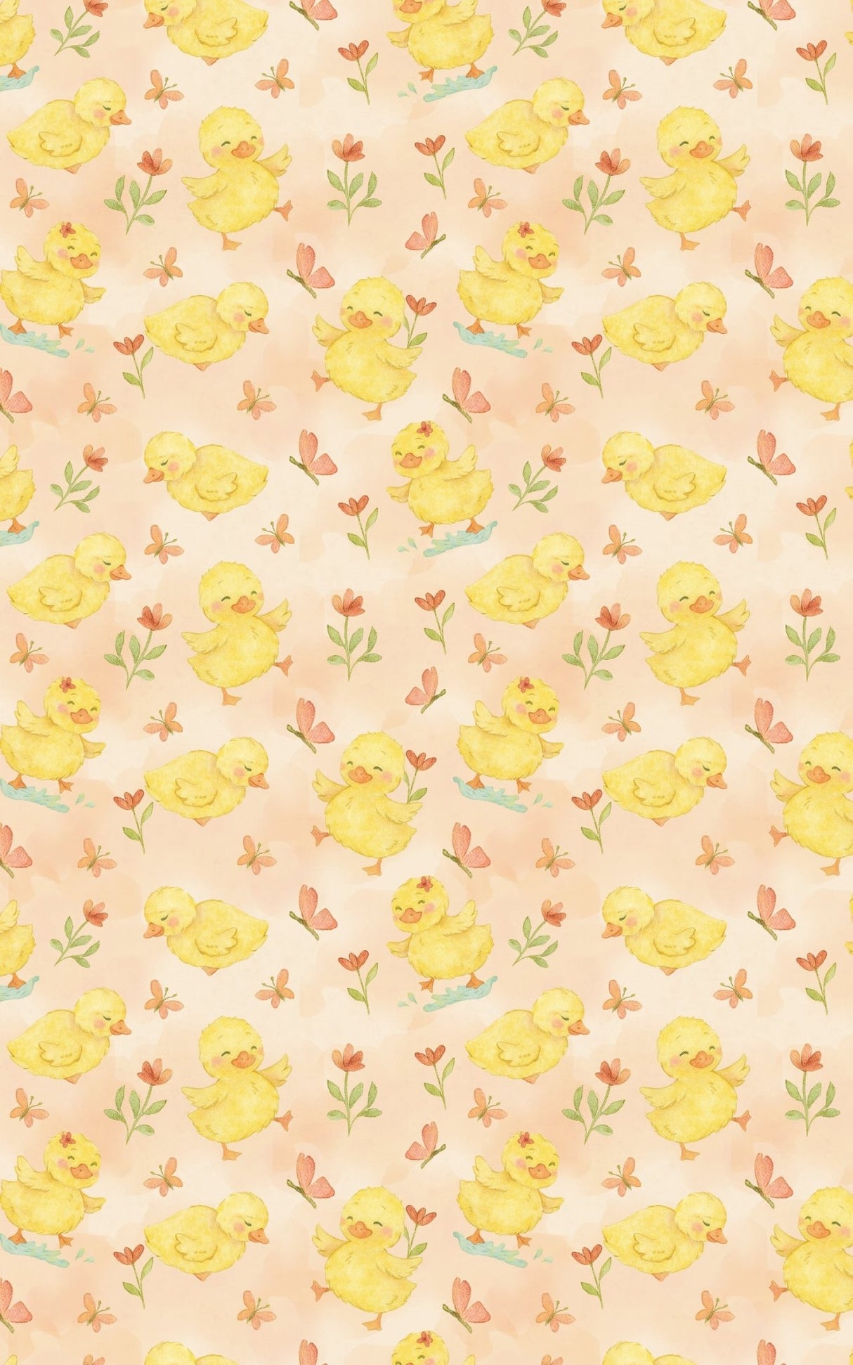 Springtime Duckling Dance - London Penny Gift Wrap
