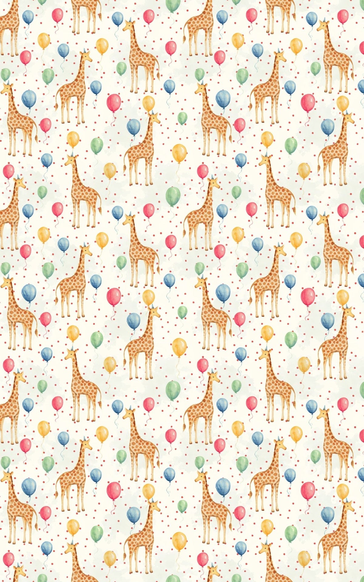 Giraffe Balloon Bash - London Penny Gift Wrap