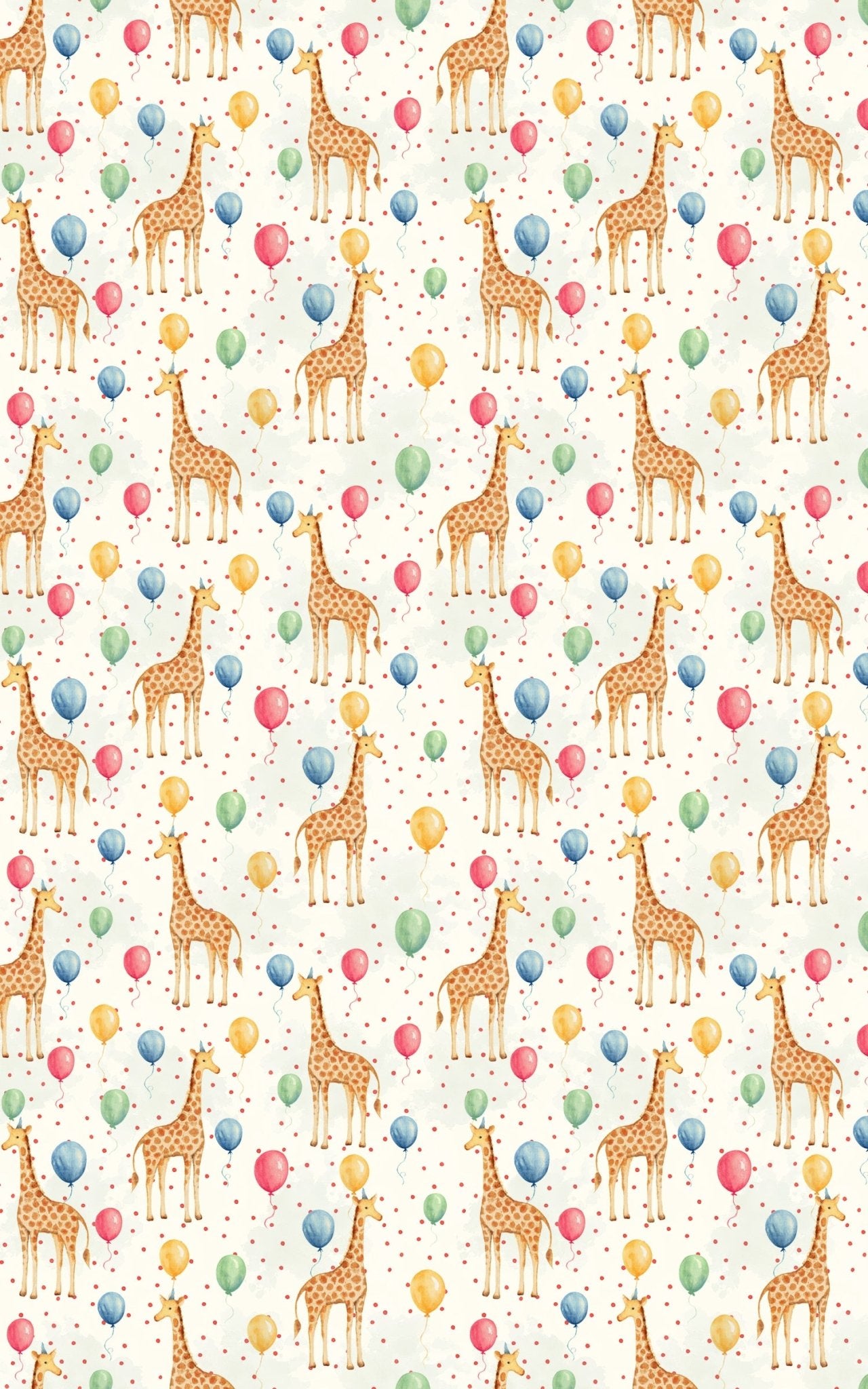 Giraffe Balloon Bash - London Penny Gift Wrap