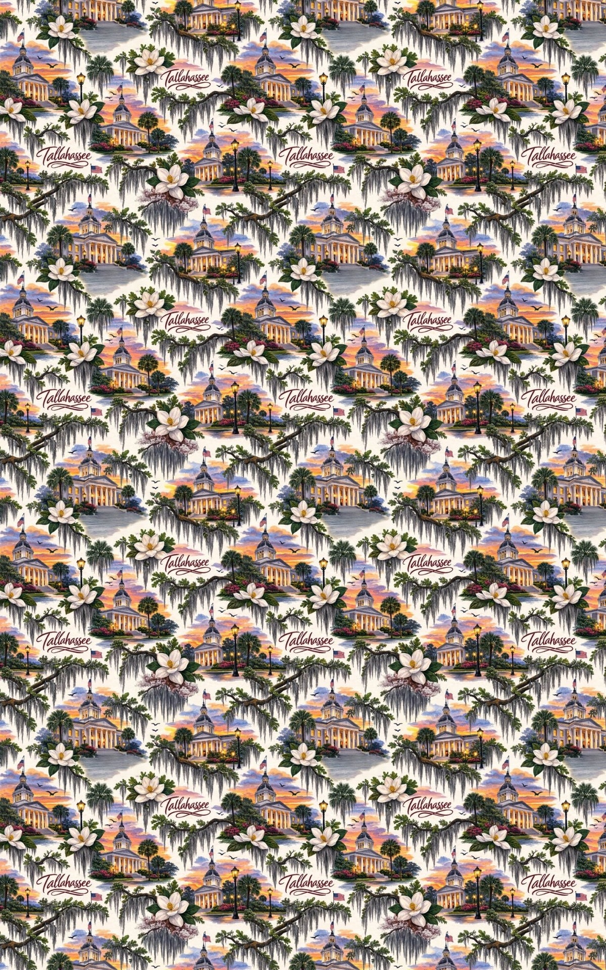 Tallahassee Capitol Oaks - London Penny Gift Wrap