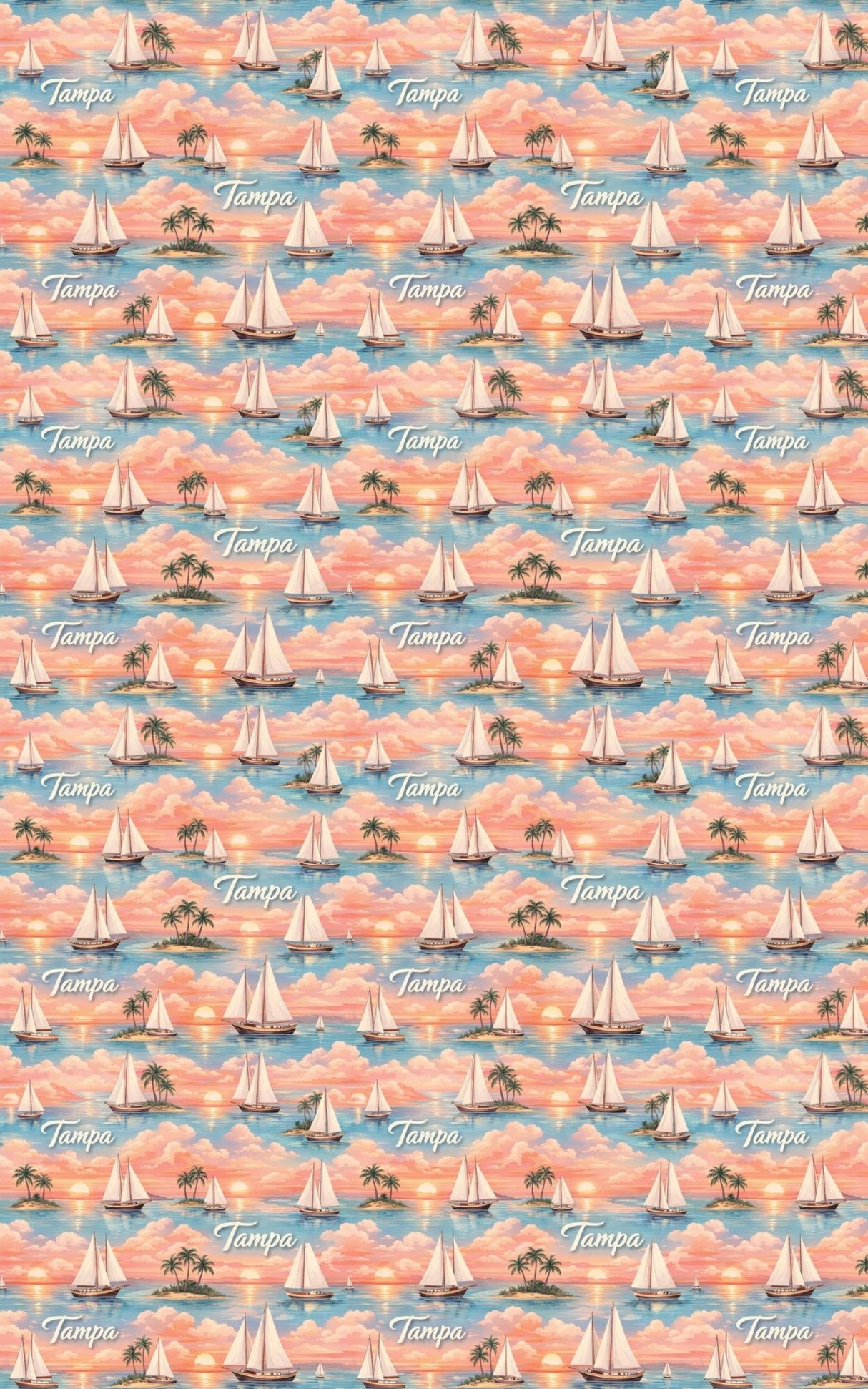 Tampa Bay Coastal Glow - London Penny Gift Wrap