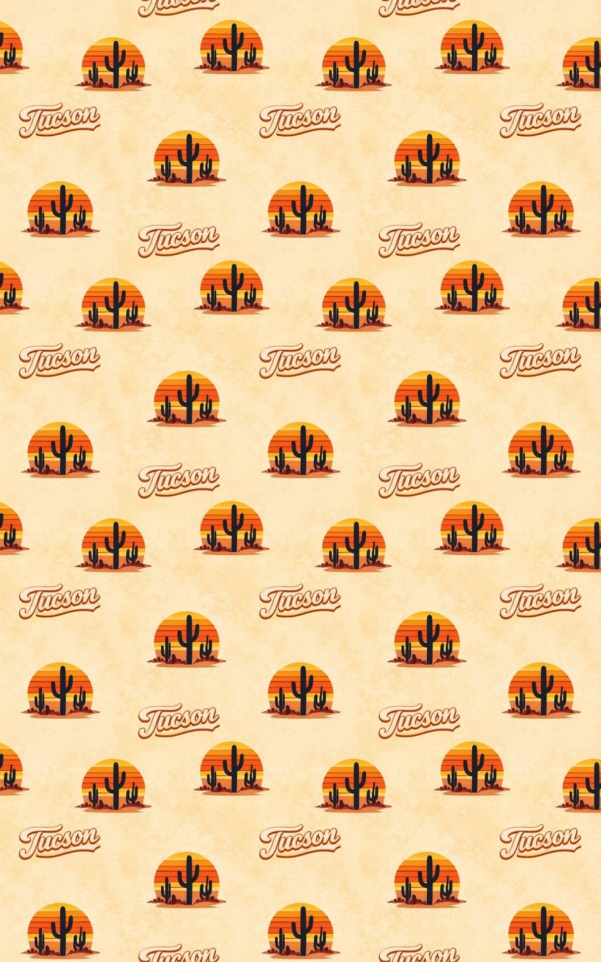 Tucson Desert Sunset - London Penny Gift Wrap