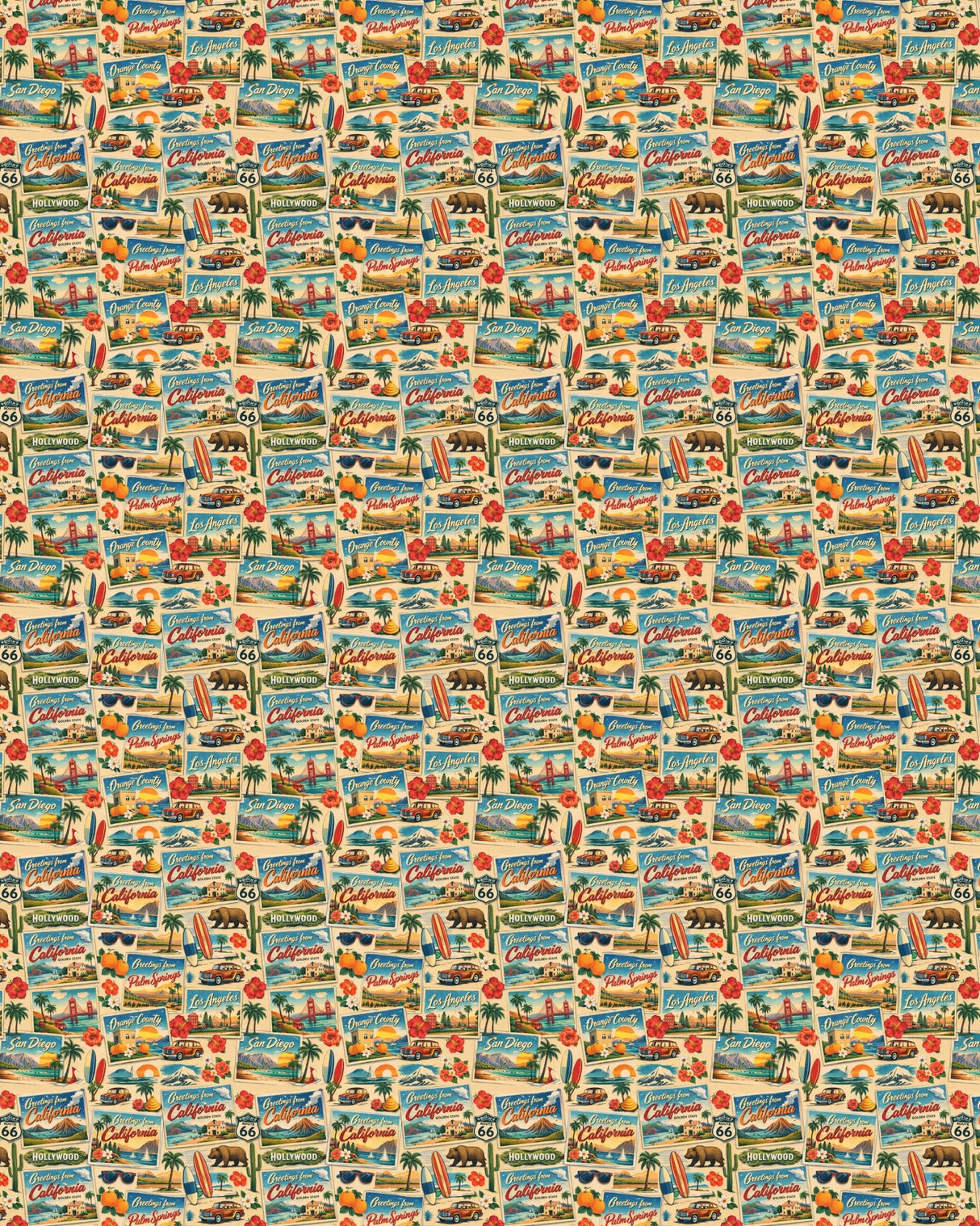 California Postcard Memories Sherpa Blanket - London Penny Gift Wrap