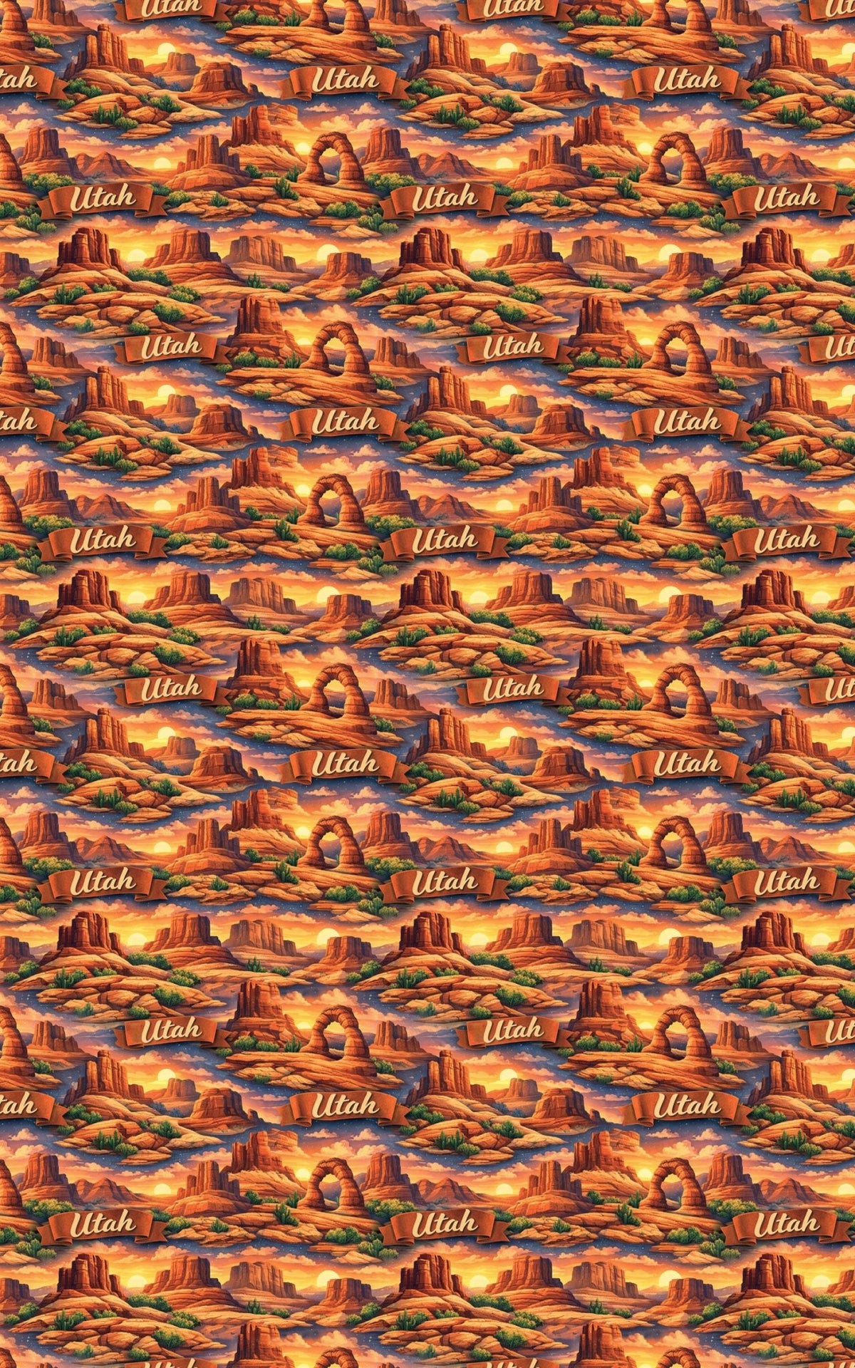 Utah Canyon Light - London Penny Gift Wrap