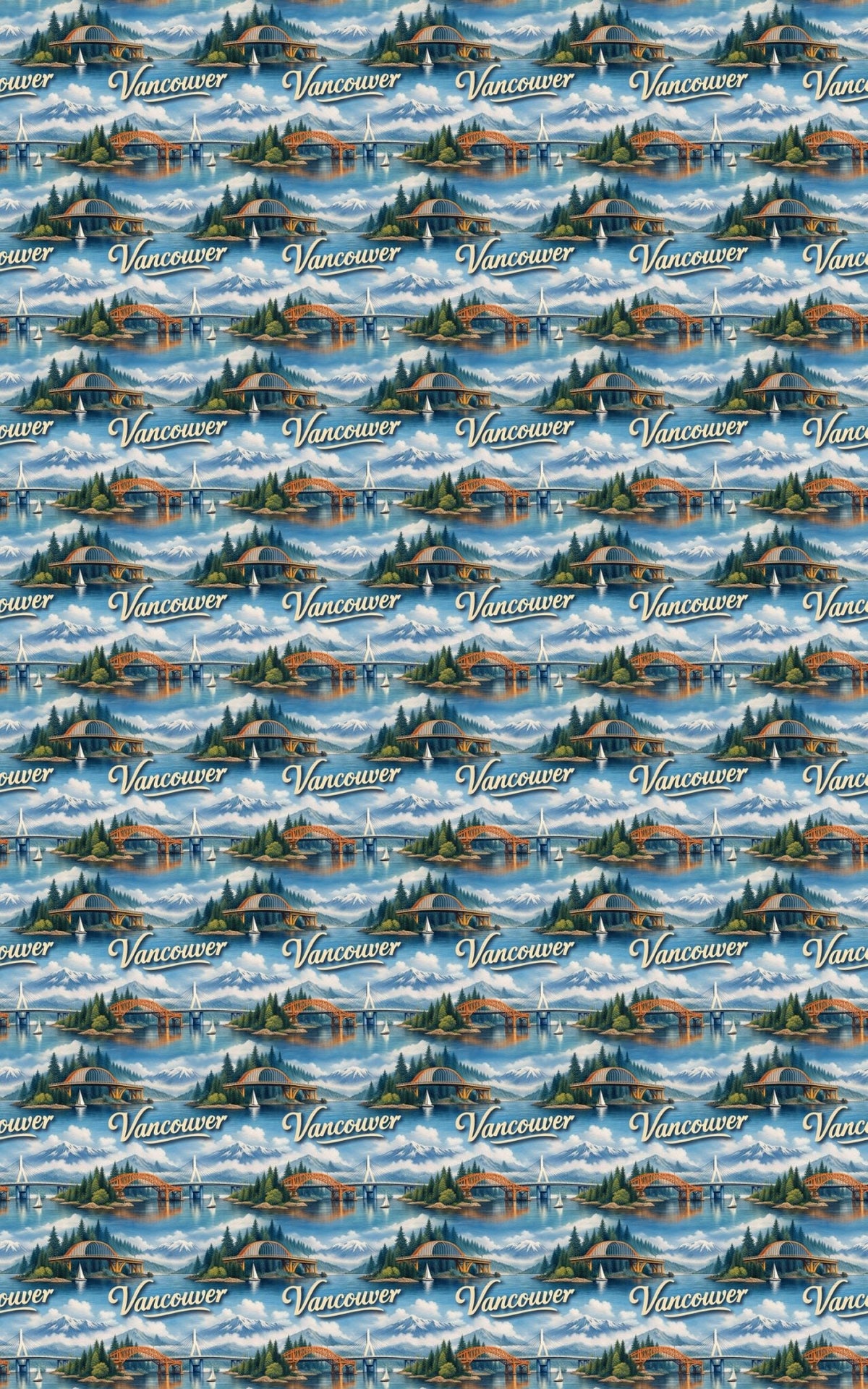 Vancouver Columbia River Calm - London Penny Gift Wrap