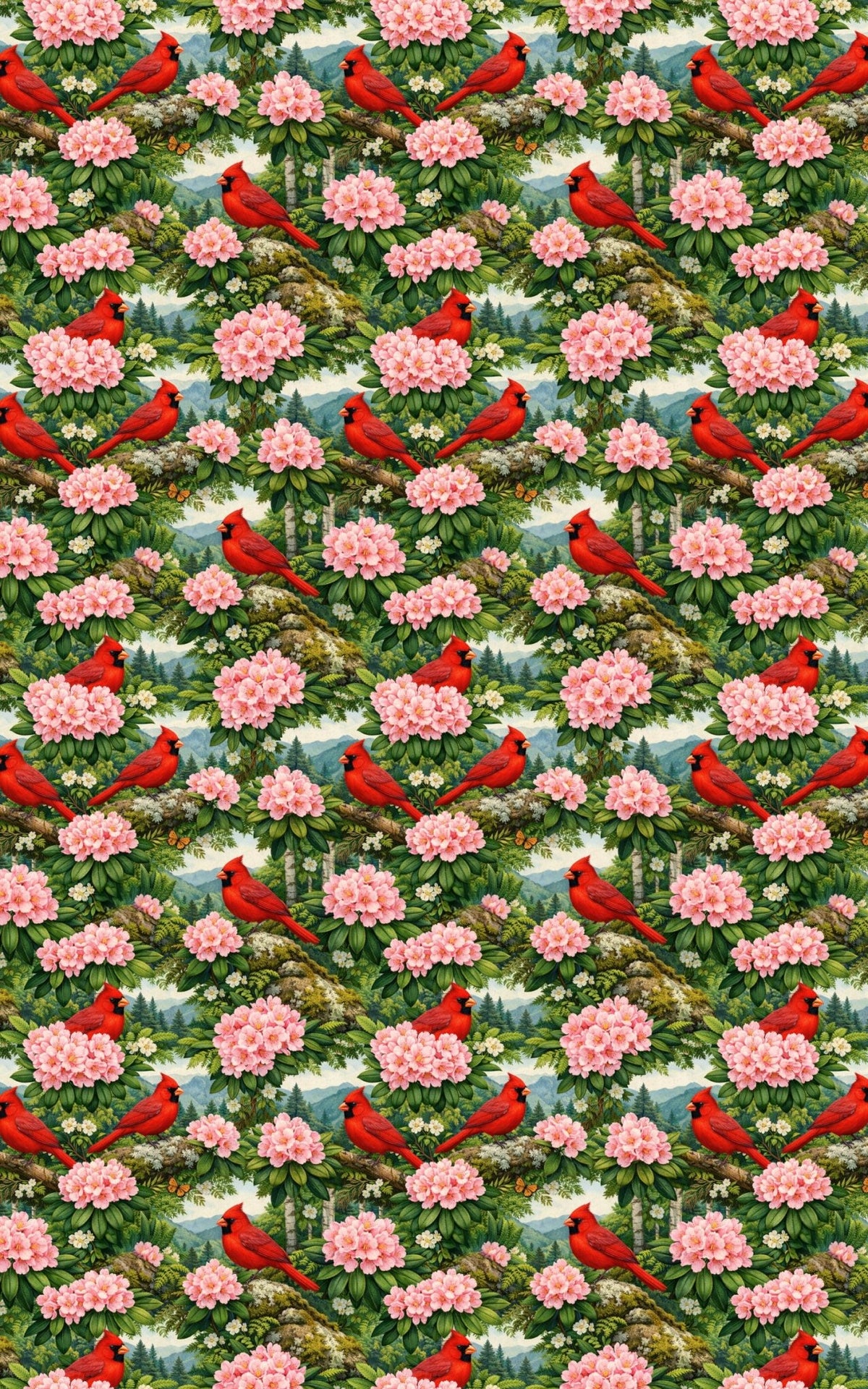 West Virginia Flora & Fauna - London Penny Gift Wrap