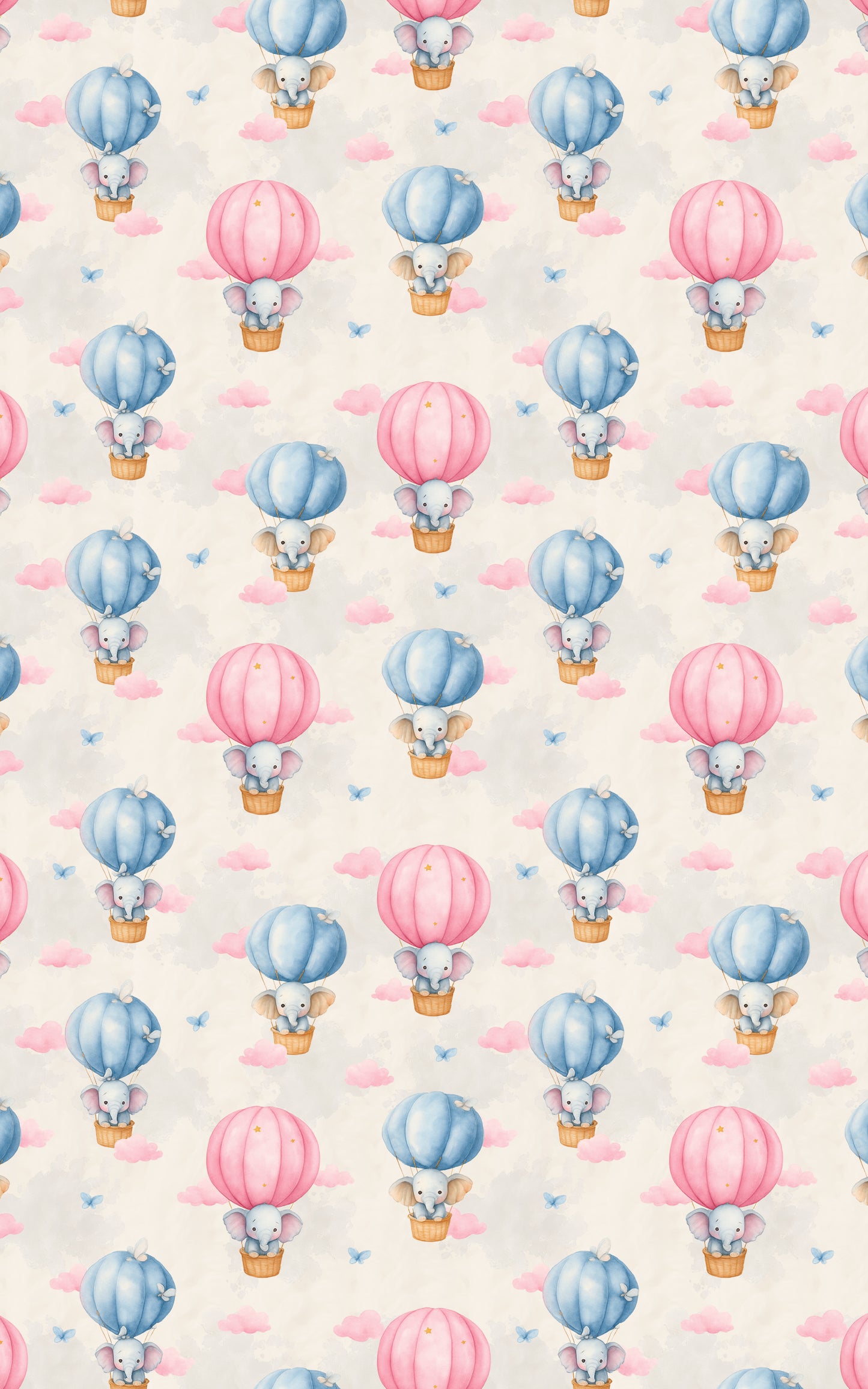Whimsical Elephants in the Sky