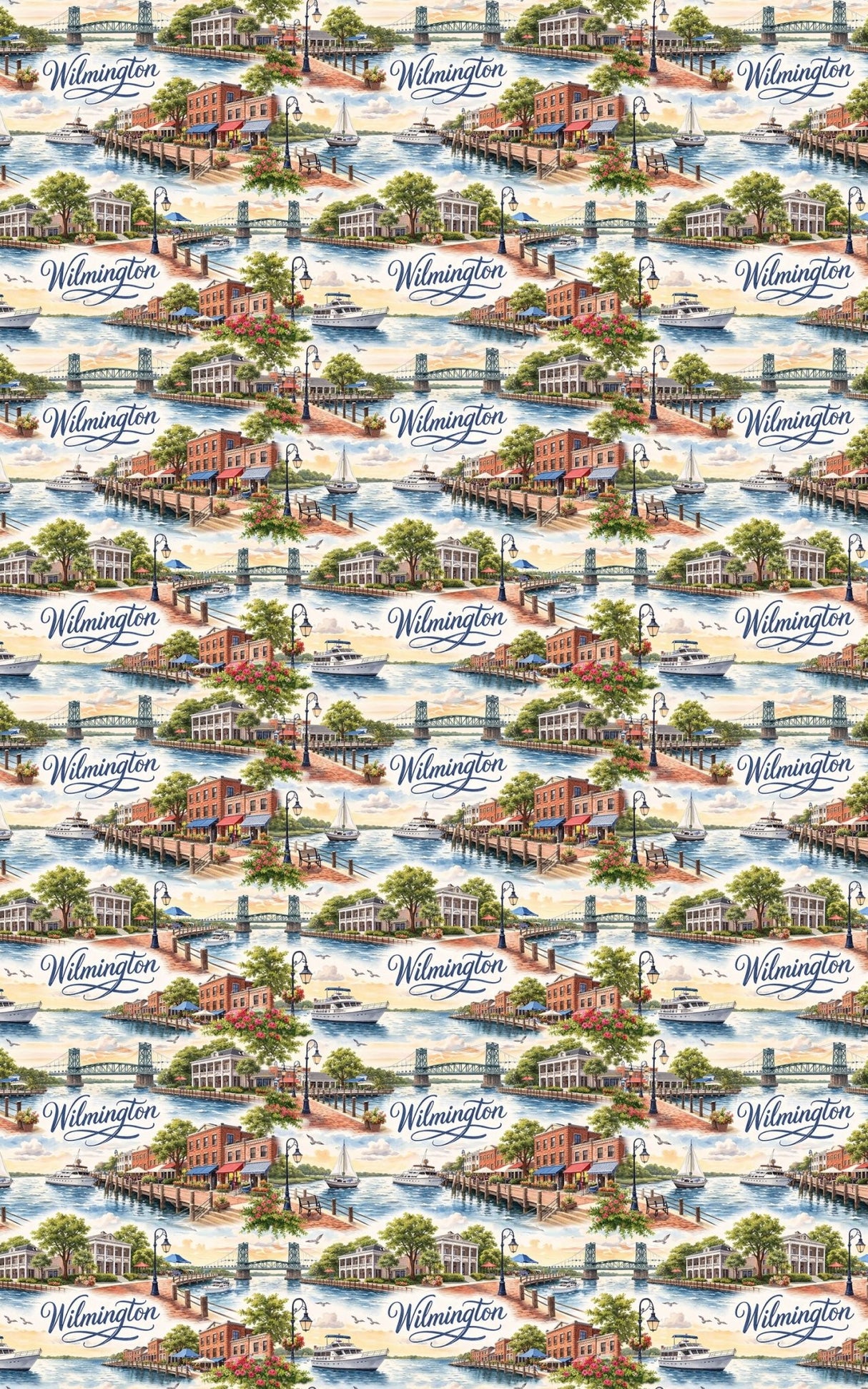 Wilmington Coastal Colonial - London Penny Gift Wrap