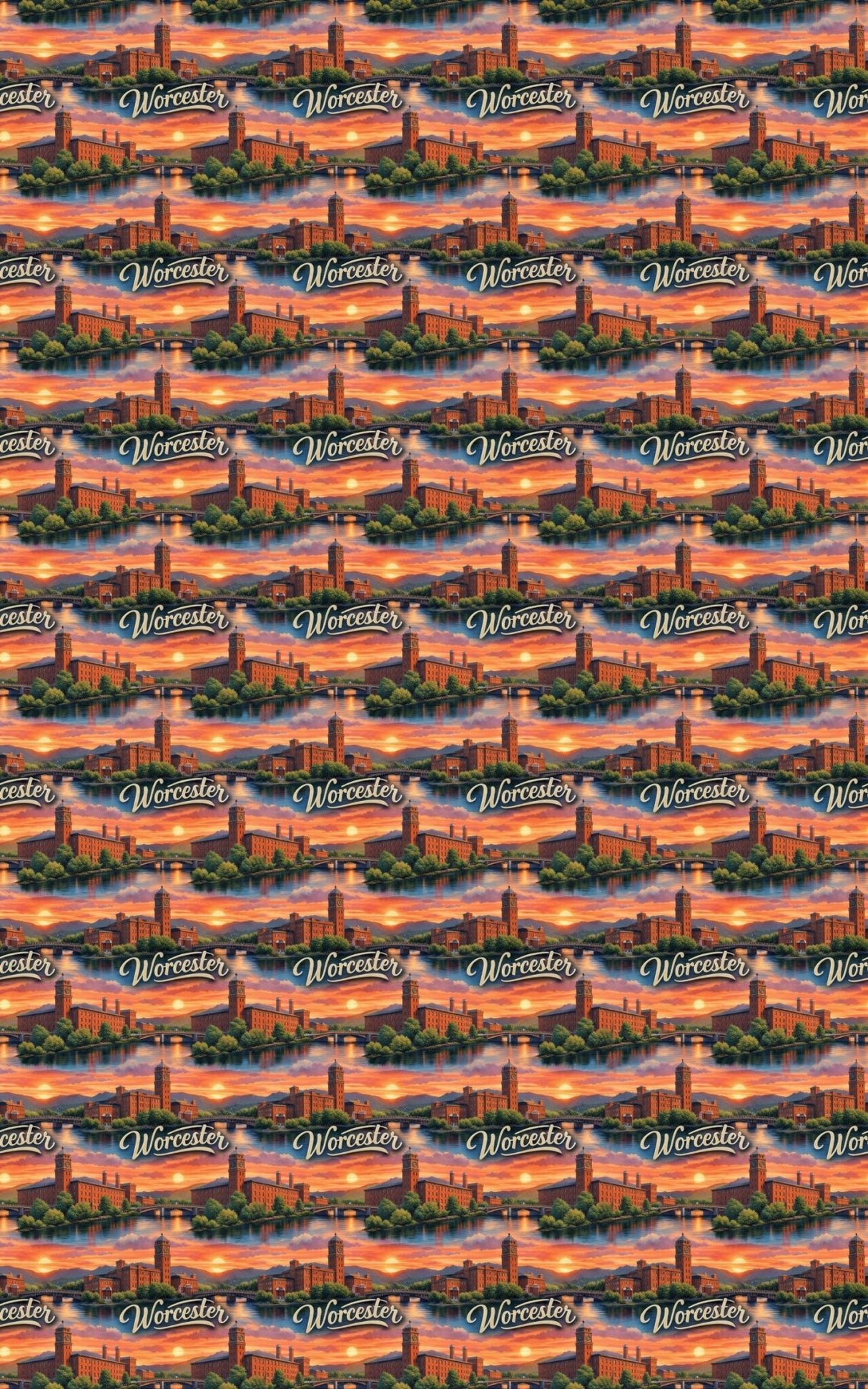 Worcester Mill Revival - London Penny Gift Wrap