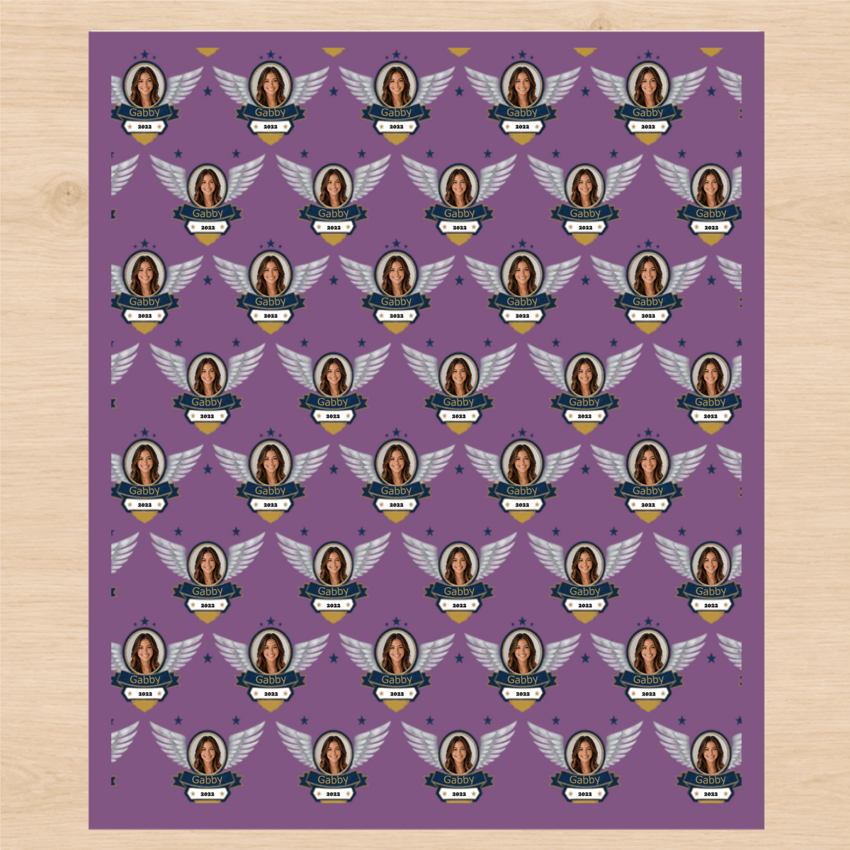 Personalized Air Command Wrapping Paper | Custom Gift Wrap - London Penny Gift Wrap